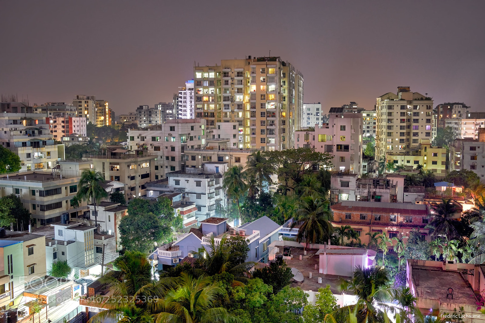 Fujifilm X-T2 sample photo. Chittagong cityscape night photography