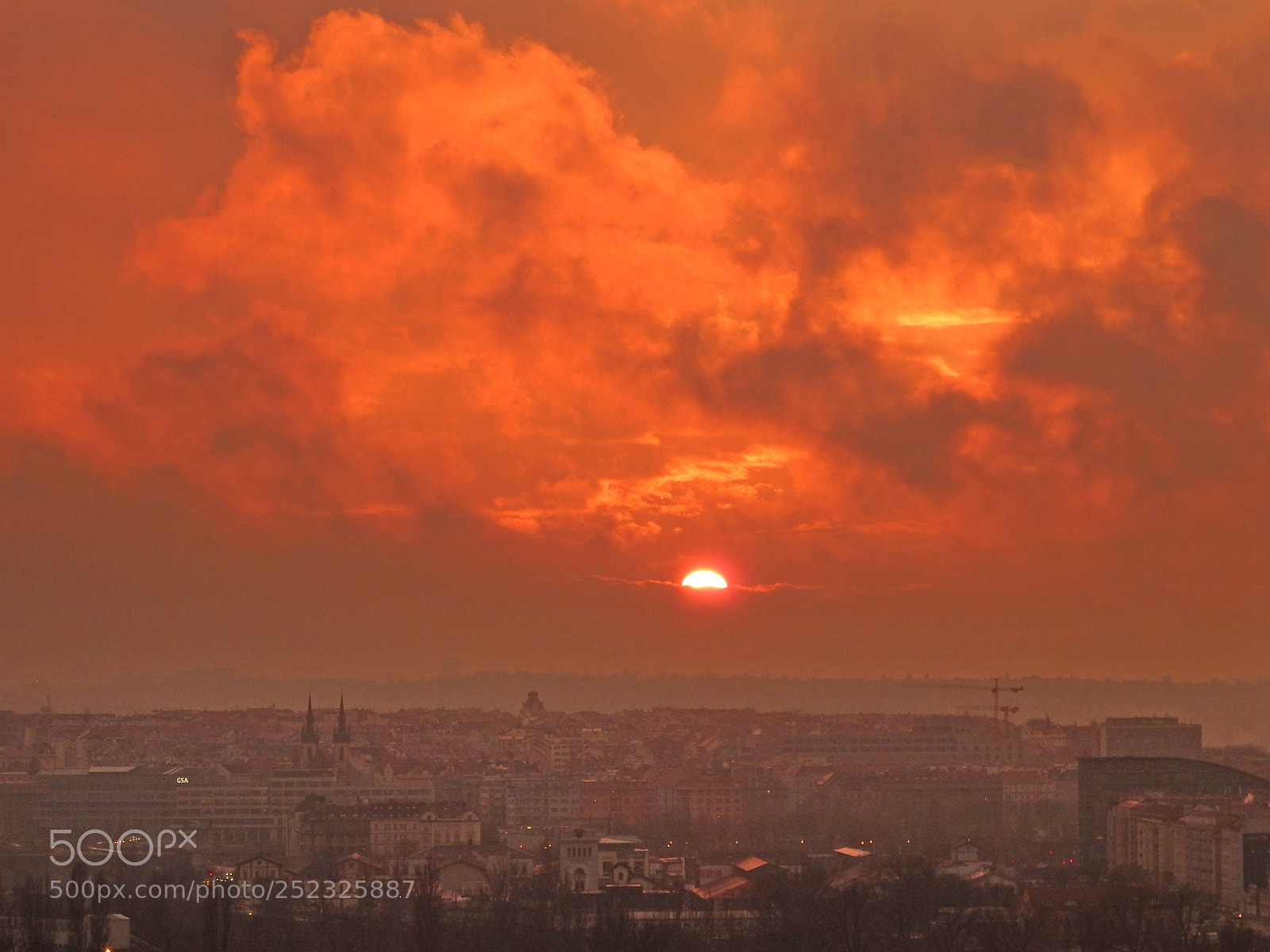 Nikon Coolpix S9900 sample photo. Breathtaking.. sunset prague photography