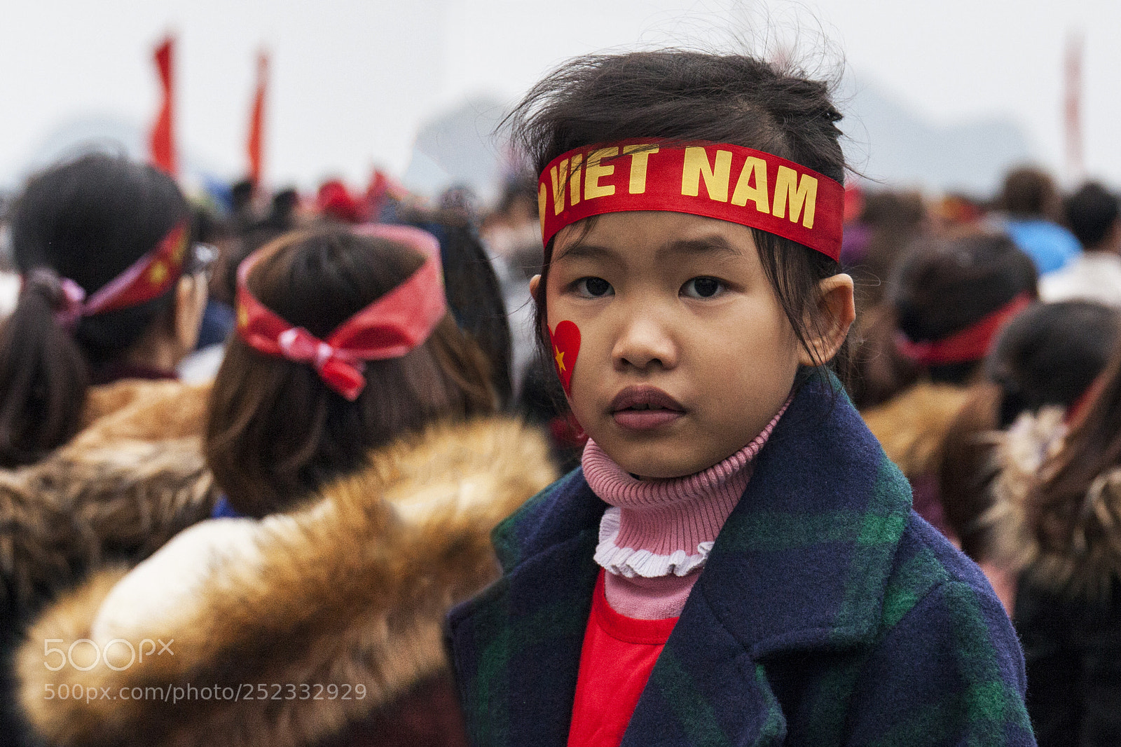 Canon EOS 5D Mark II sample photo. Young vietnam supporter photography