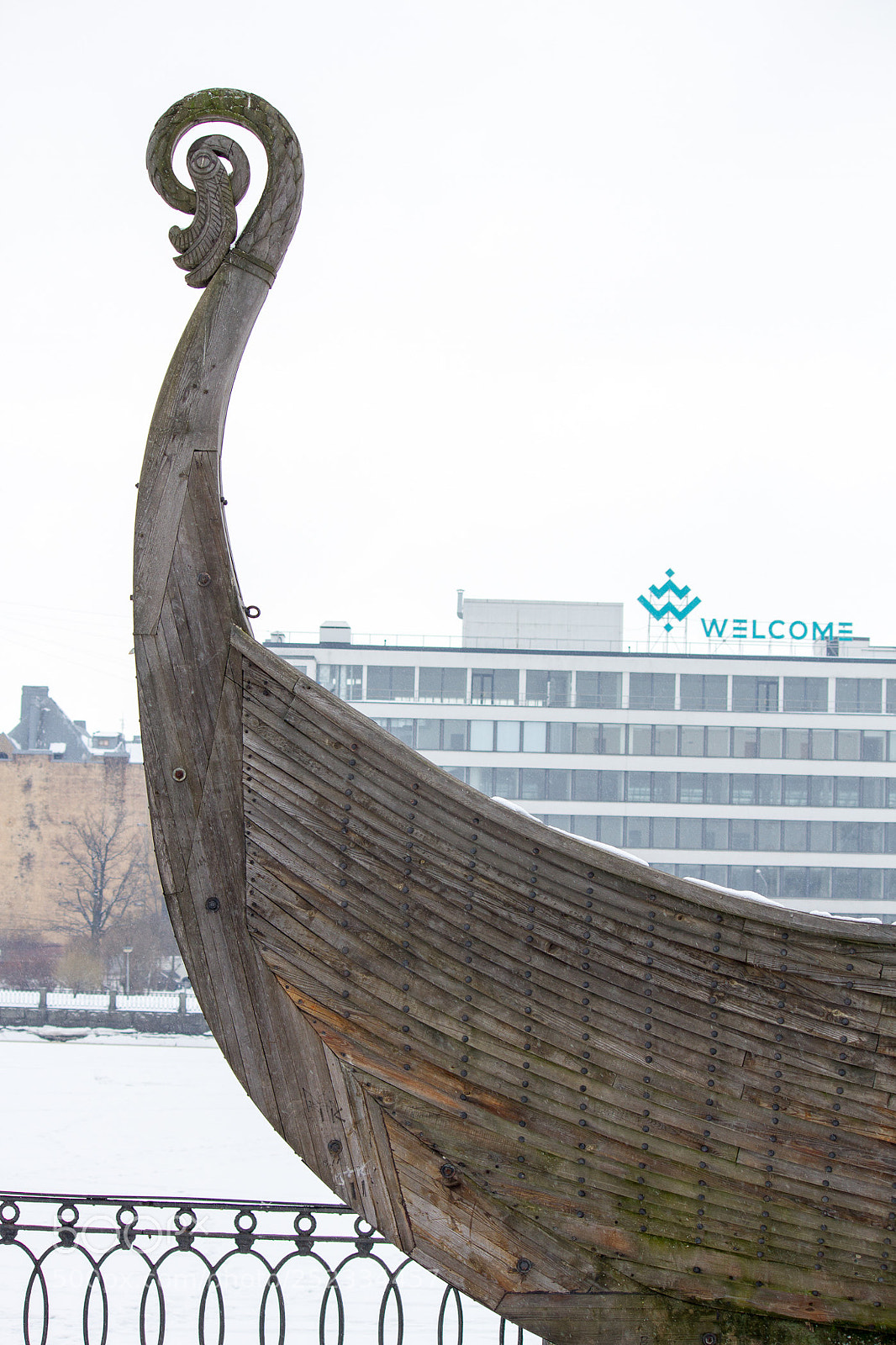 Canon EOS 7D sample photo. Viking drakkar nose photography