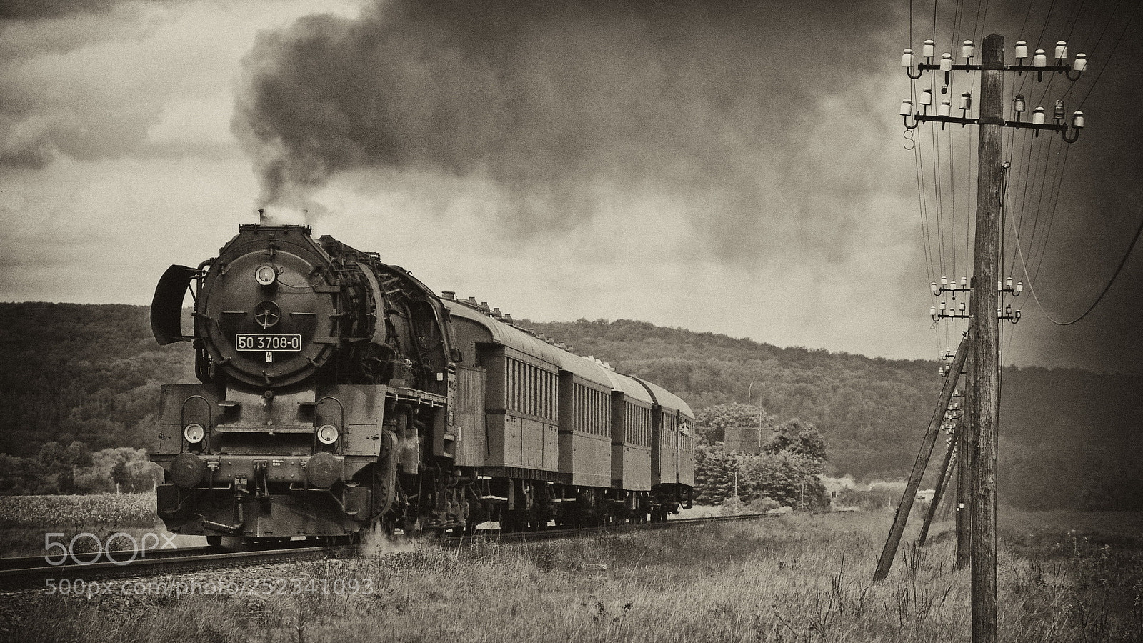 Sony DSC-F828 sample photo. Steam loco 50 3708 photography