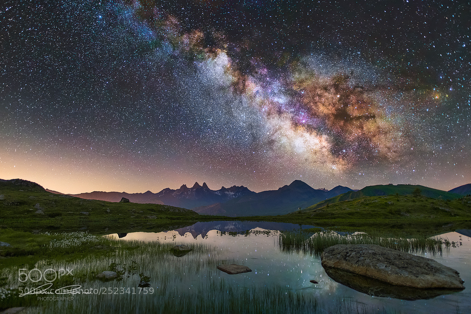 Nikon D810 sample photo. Milky way les aiguilles photography