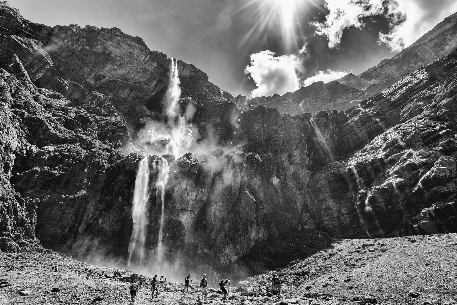 Nikon D800E sample photo. Cascade de gavarnie photography