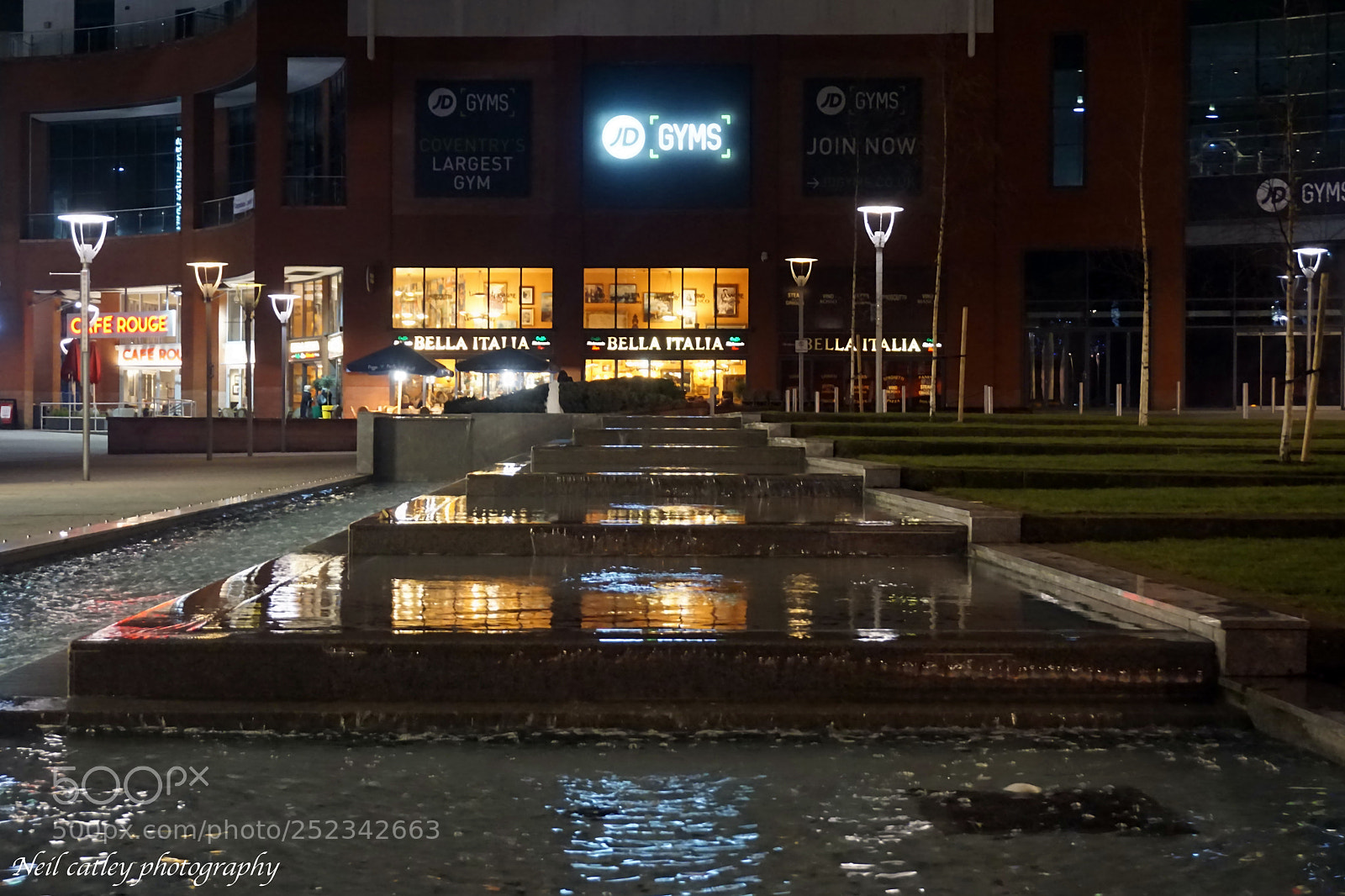 Sony a6000 sample photo. Belgrade theatre at night photography