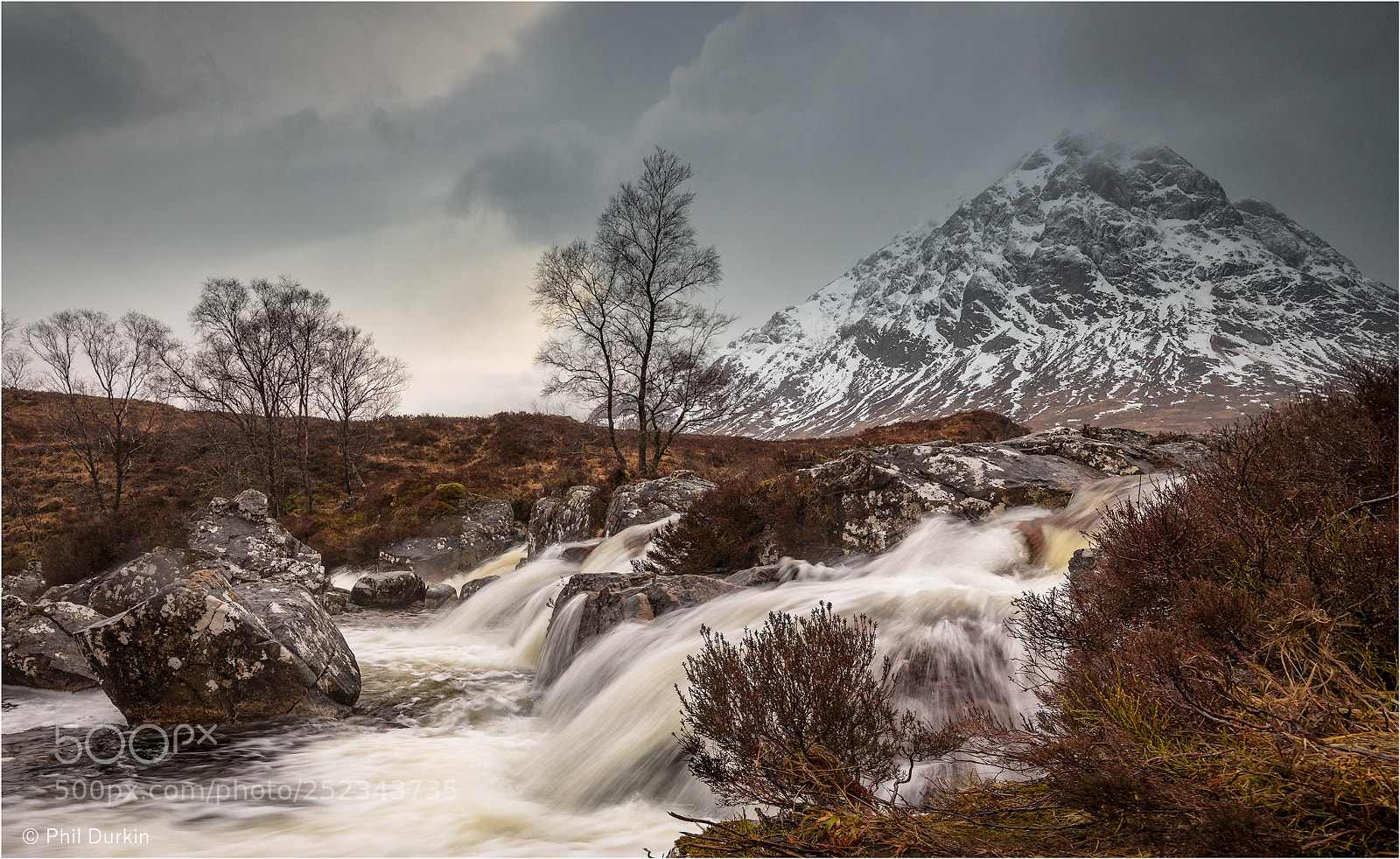 Canon EOS 5D Mark IV sample photo. Snow capped buachaille etive photography