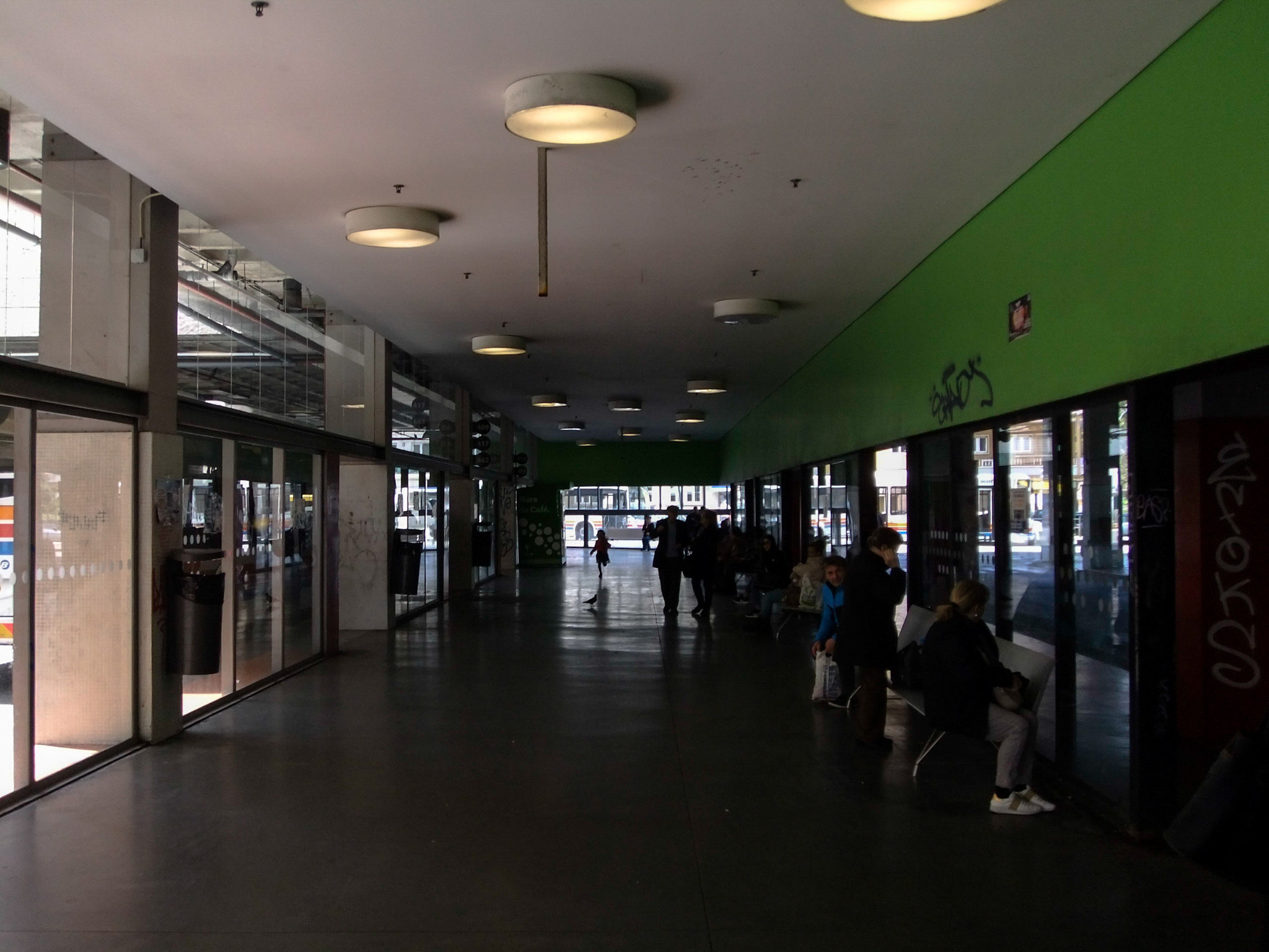 FujiFilm FinePix Z800EXR (FinePix Z808EXR) sample photo. Bus station photography