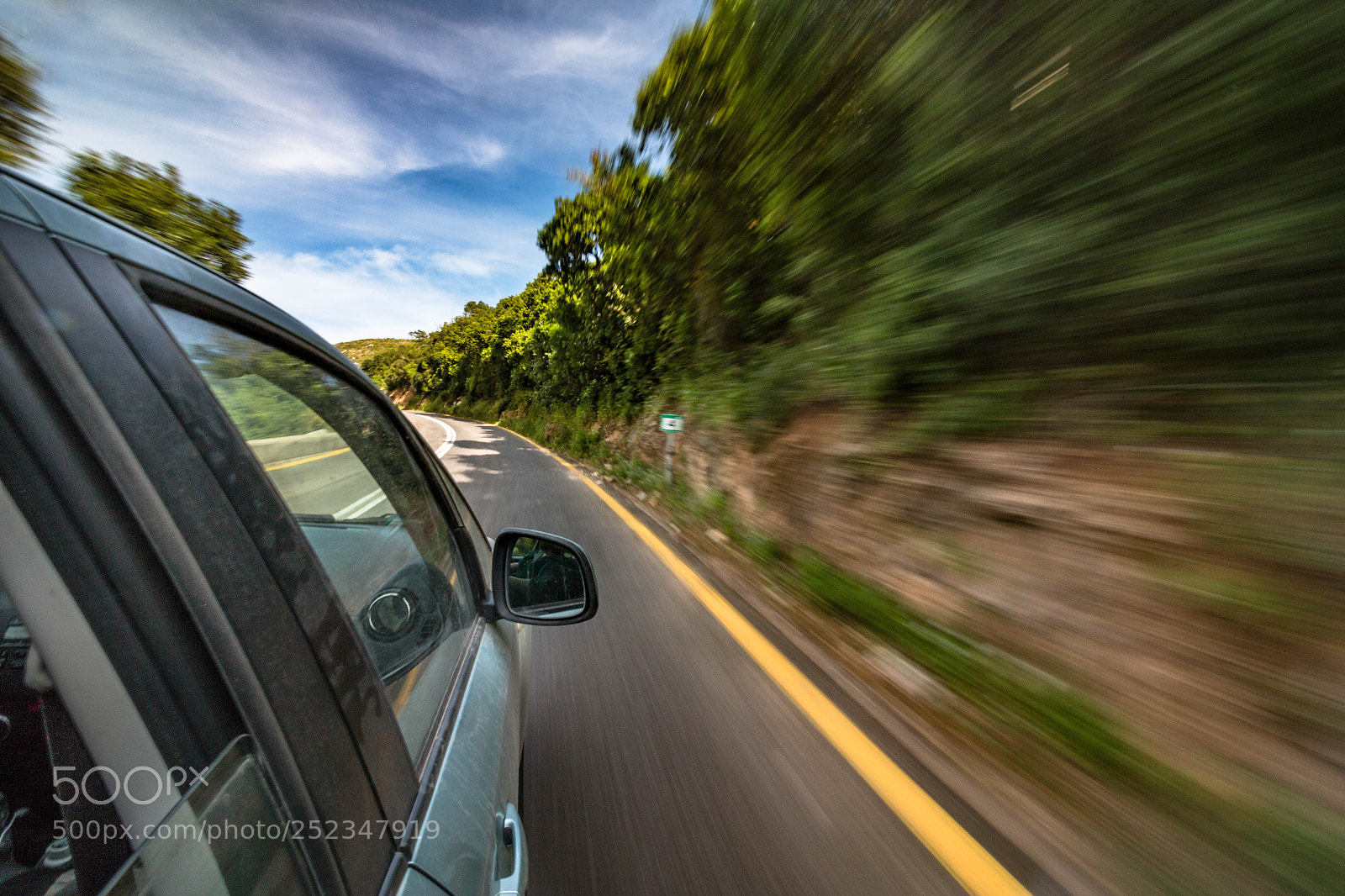 Canon EOS 70D sample photo. Driving in the forest photography
