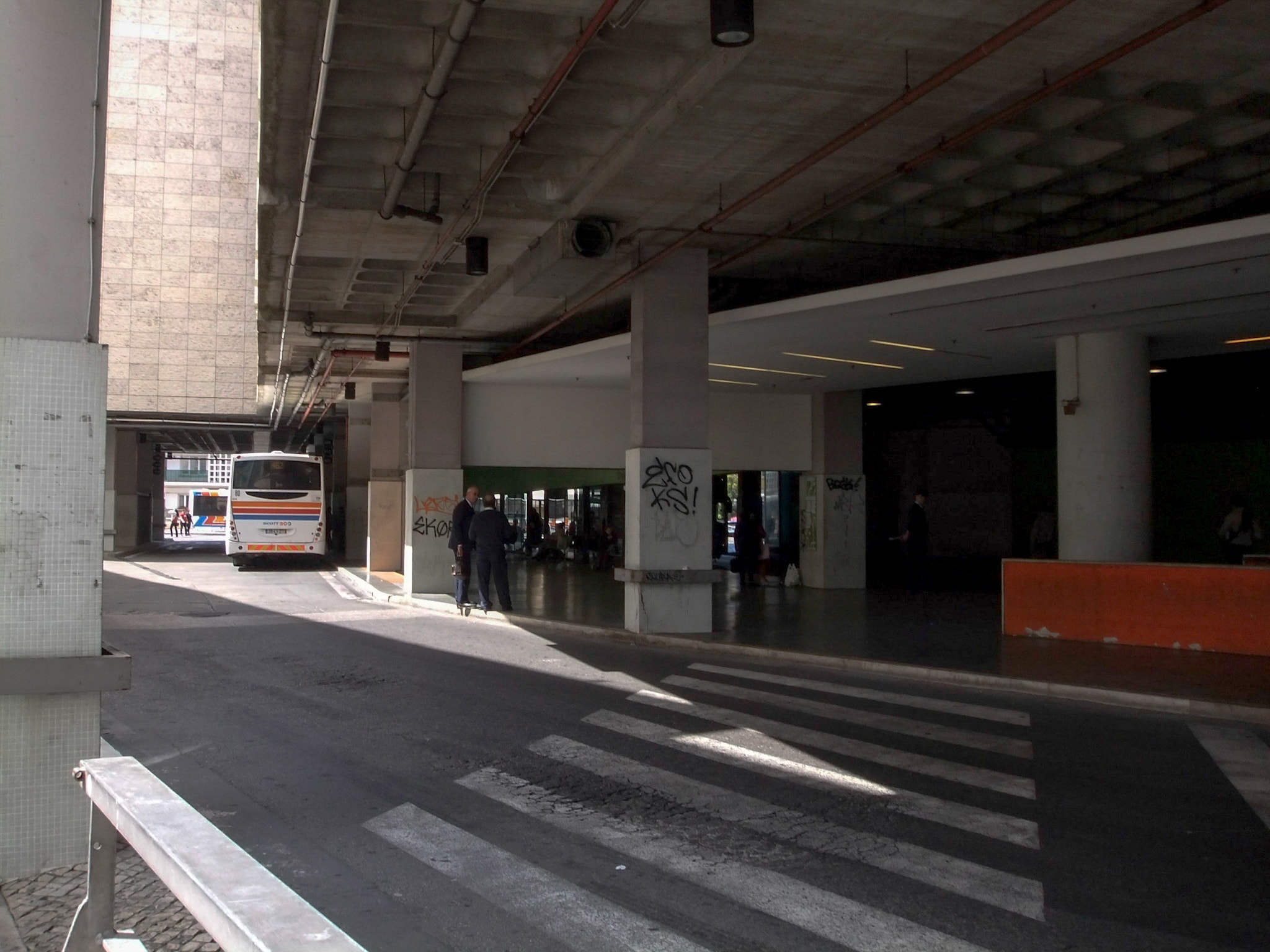 FujiFilm FinePix Z800EXR (FinePix Z808EXR) sample photo. Bus station ii photography