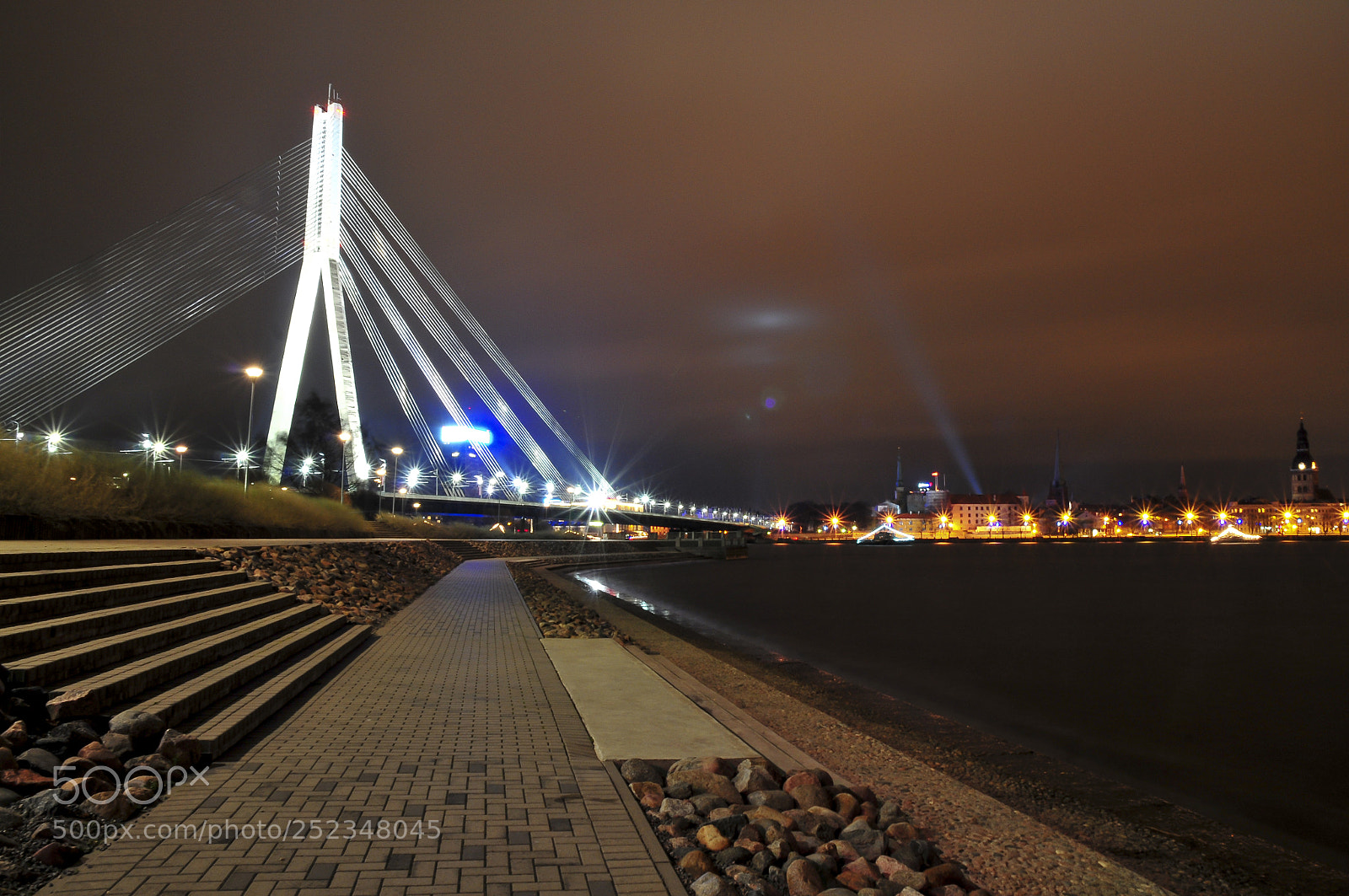 Nikon D300 sample photo. Shroud bridge in riga photography