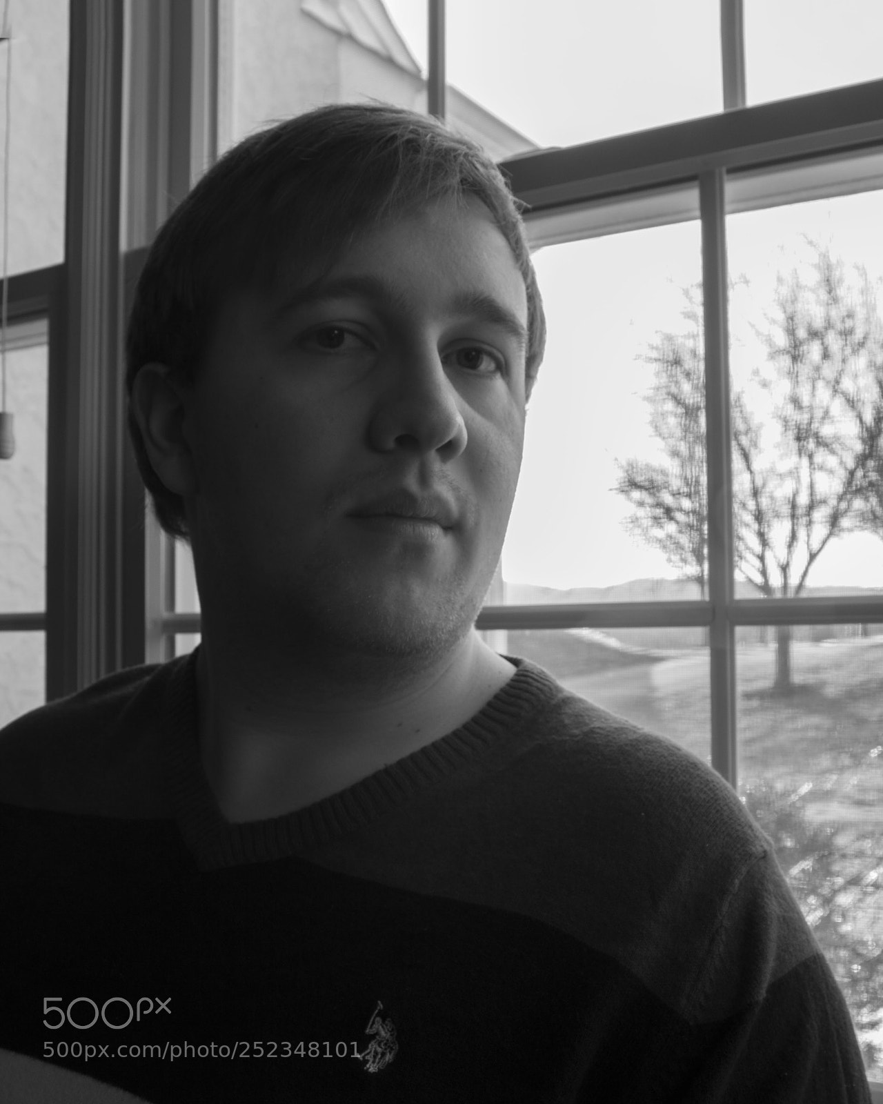 Nikon D3200 sample photo. Black & white portrait photography