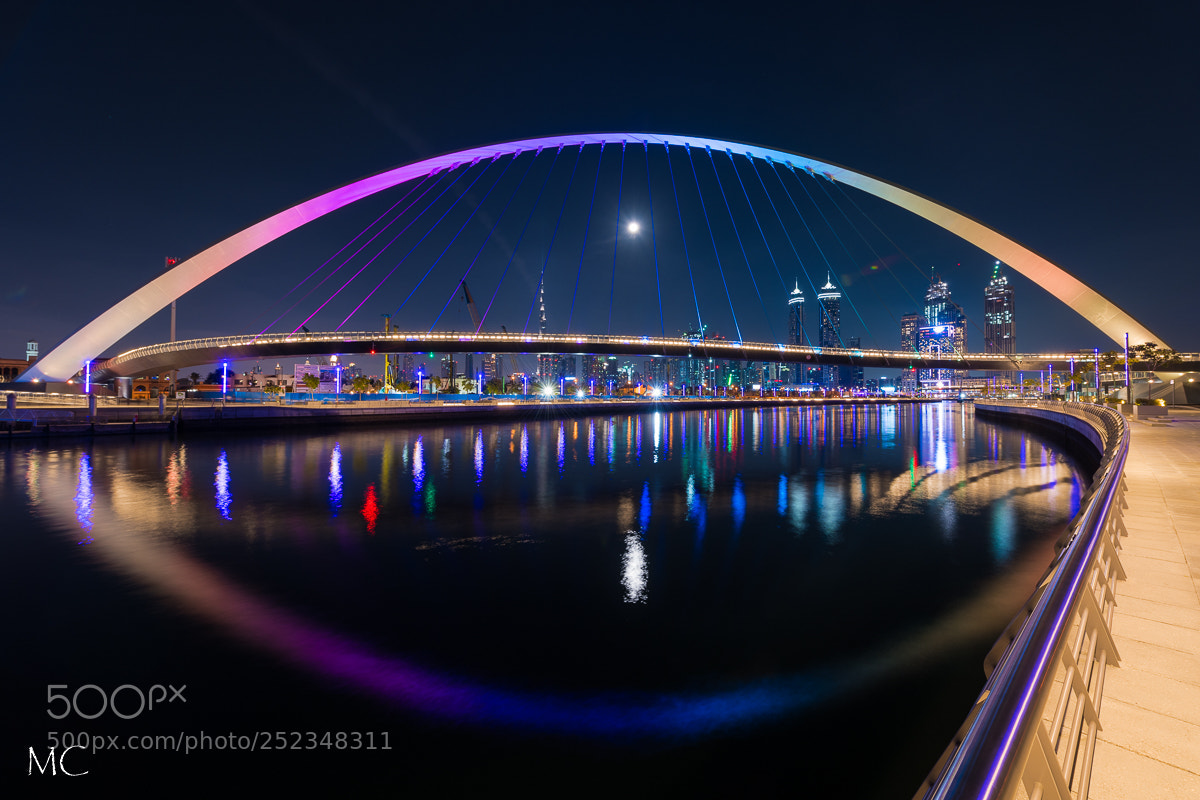 Nikon D850 sample photo. Dubai tolerance bridge photography
