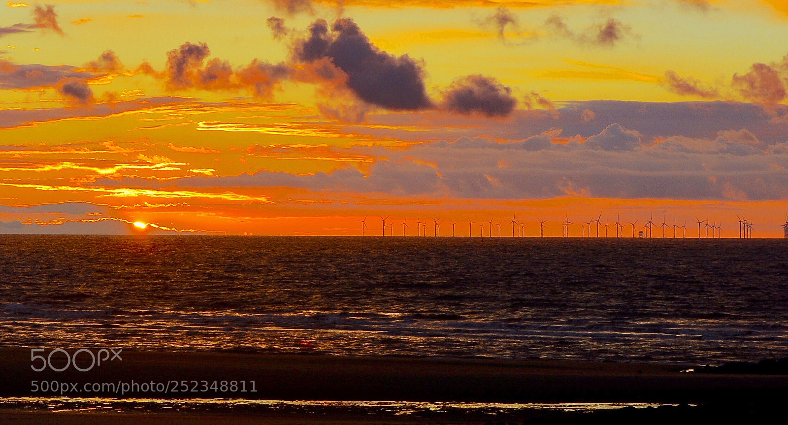 Nikon D5200 sample photo. North wales sunset photography