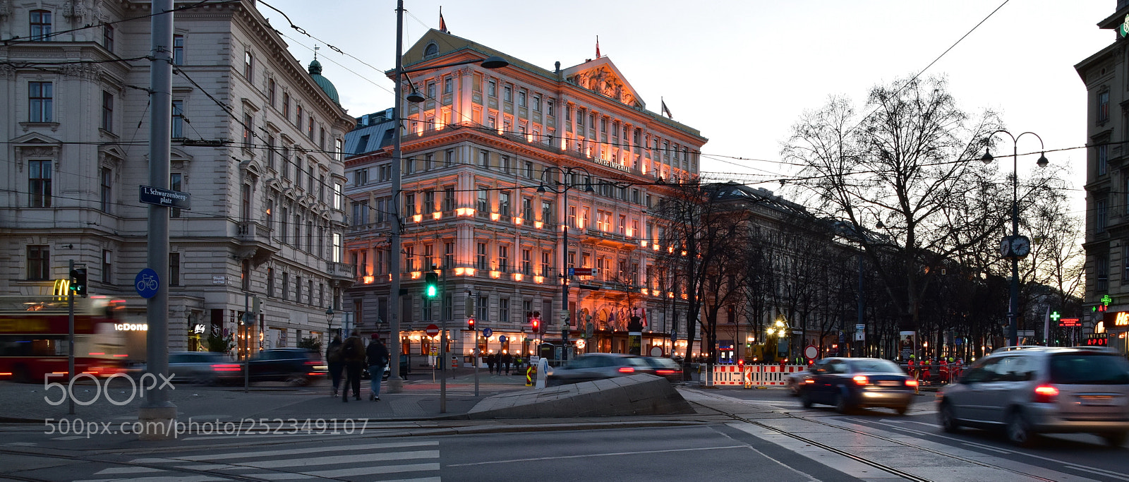 Nikon D5500 sample photo. Vienna hotel imperial photography