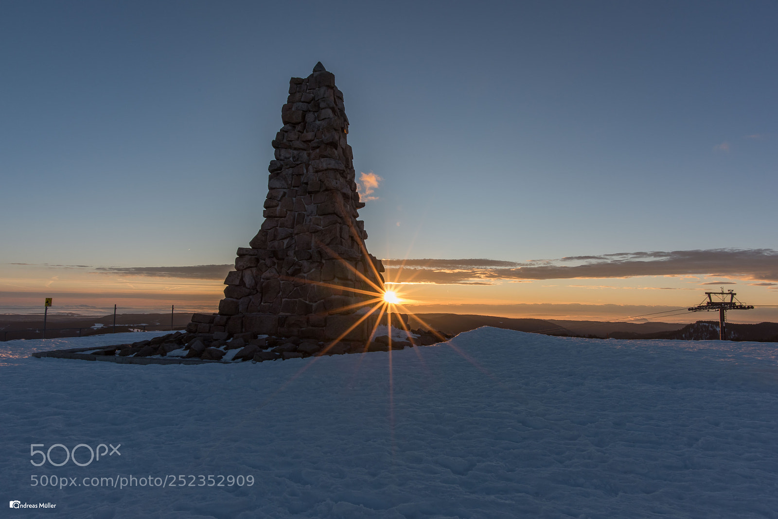 Nikon D810 sample photo. Sonnenaufgang am bismarckdenkmal auf photography