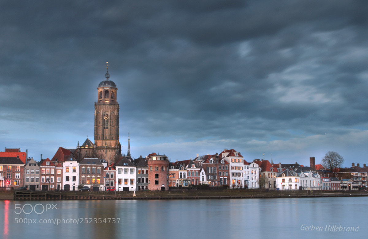 Canon EOS 7D sample photo. Deventer in the evening photography
