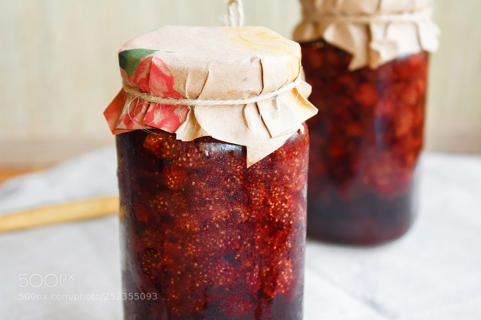 Canon EOS 650D (EOS Rebel T4i / EOS Kiss X6i) sample photo. Strawberry jar of jam photography