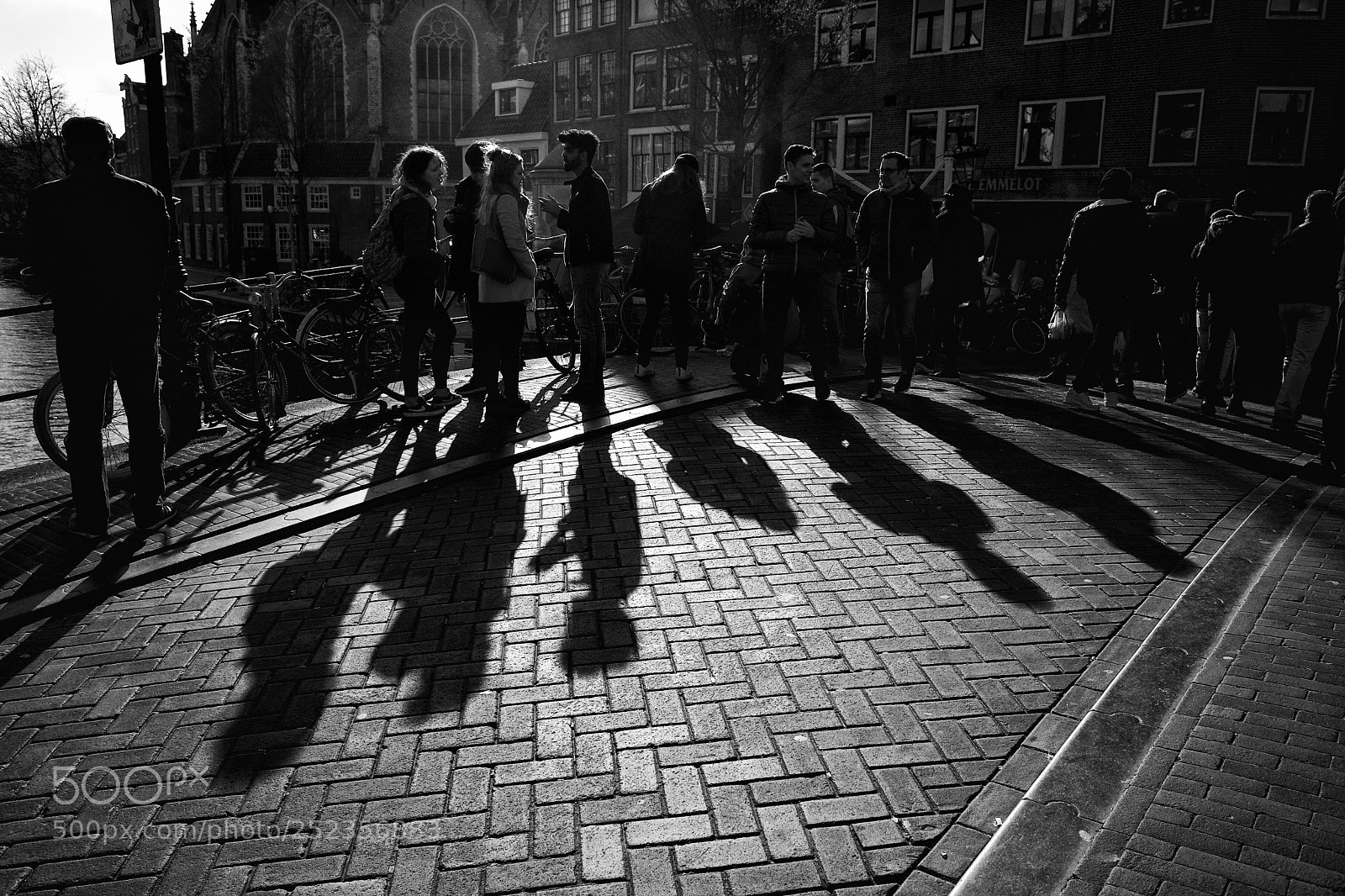Canon EOS 5D Mark II sample photo. Amsterdam shadows photography
