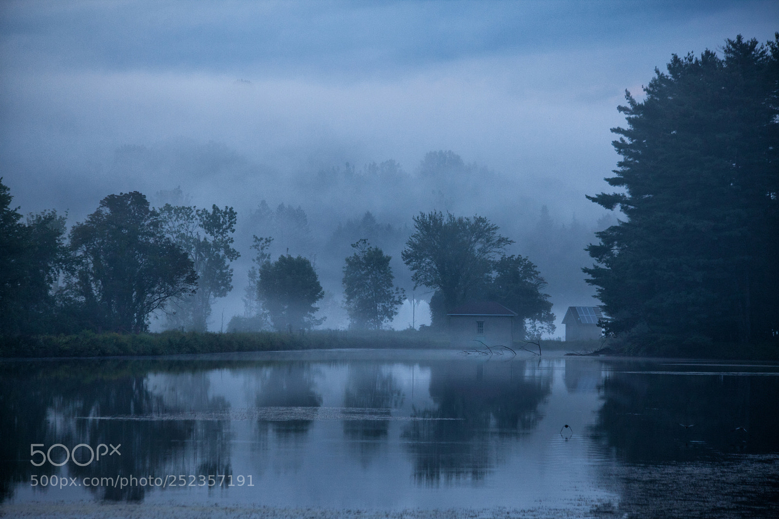 Canon EOS 5D Mark II sample photo. Peaceful blue photography