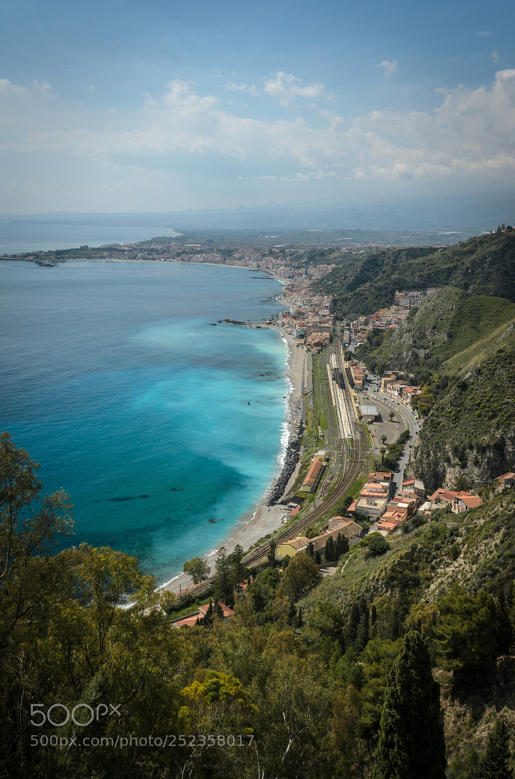 Nikon D7000 sample photo. Railway along the coast photography