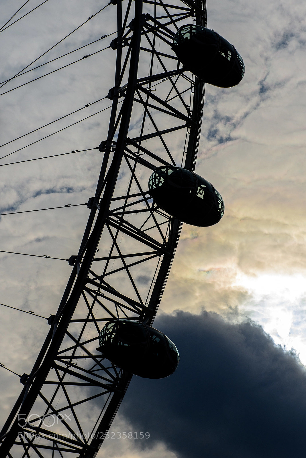 Nikon D810 sample photo. London eye photography