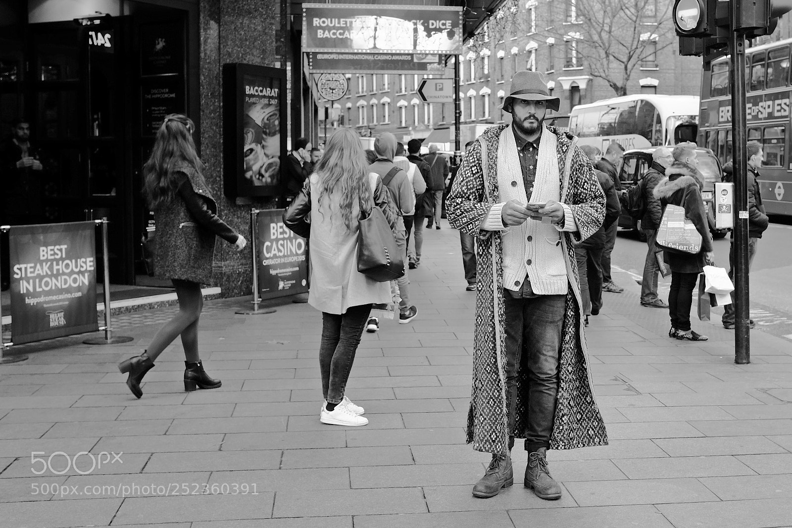Fujifilm X100S sample photo. Big coat photography