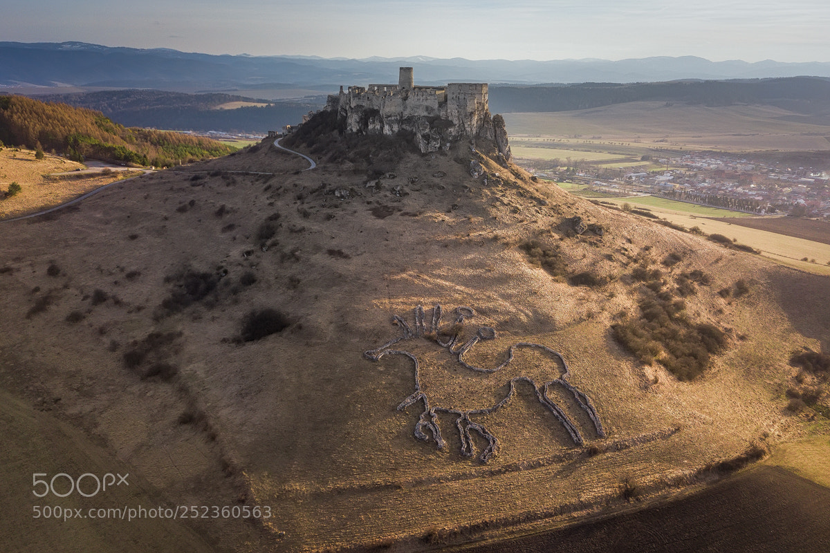DJI FC220 sample photo. Spiš castle ii photography