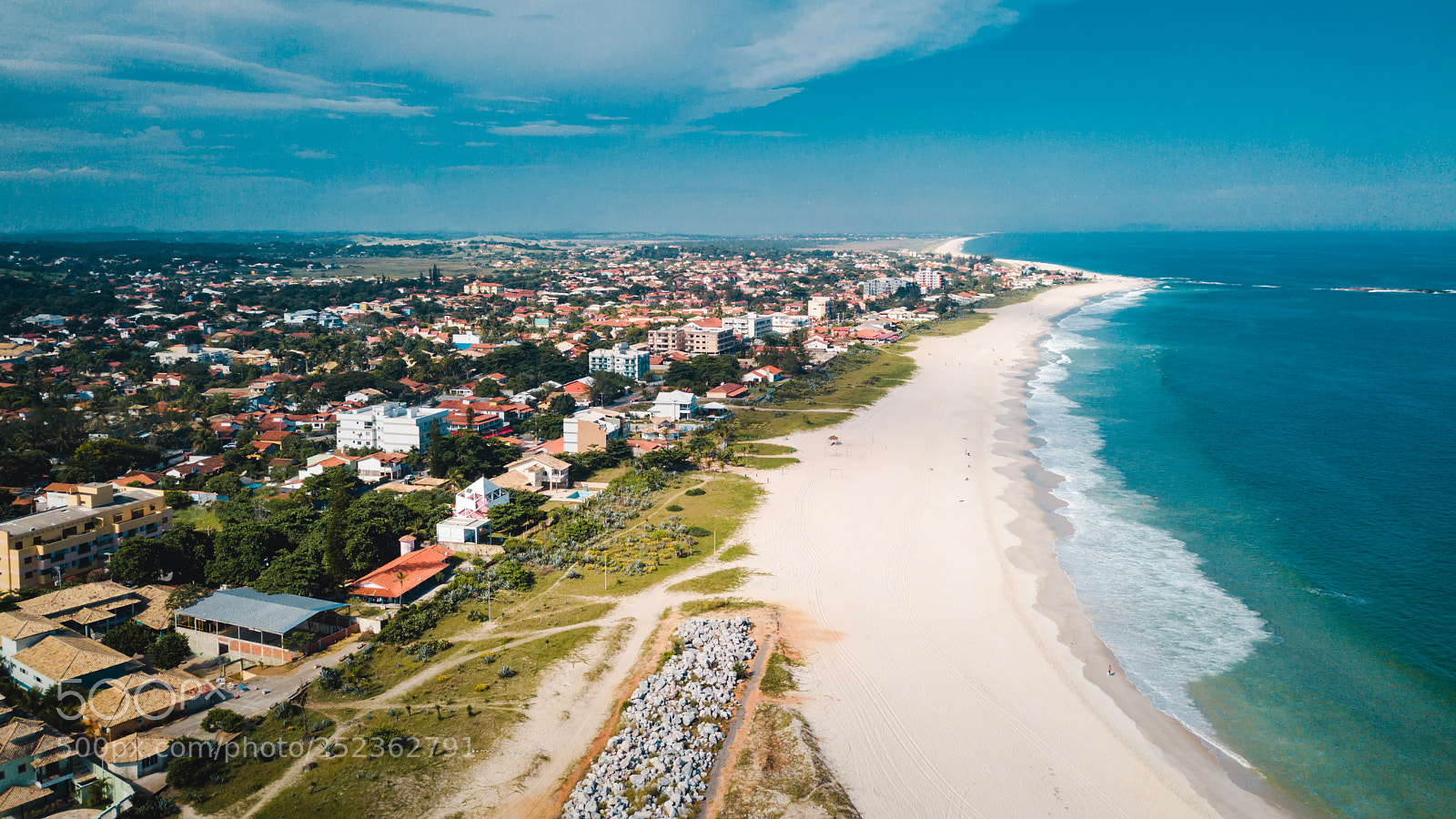 DJI FC220 sample photo. Itauna beach and city photography