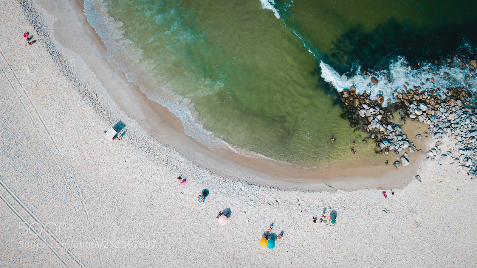 DJI FC220 sample photo. Nice view beach from photography