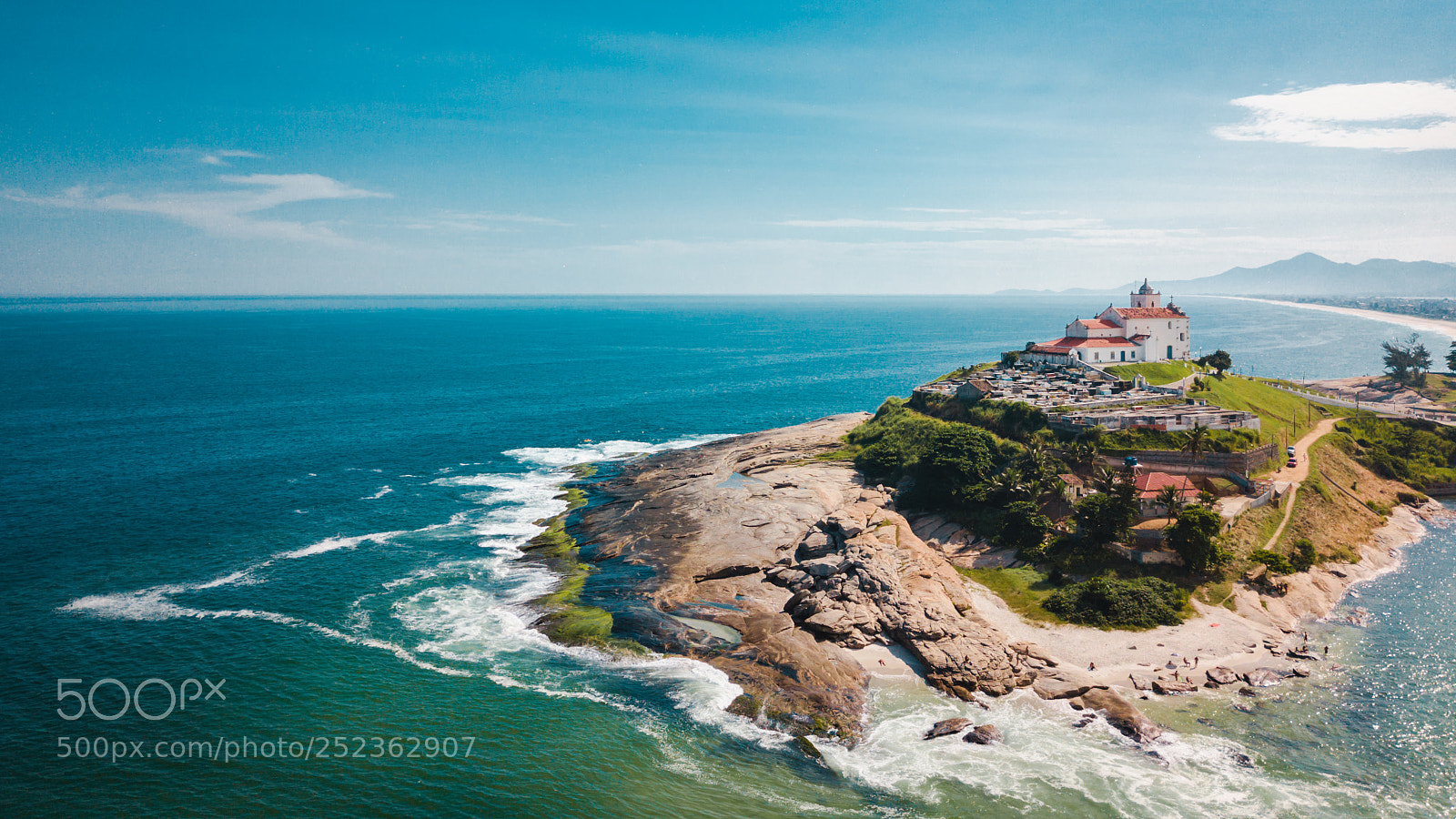 DJI FC220 sample photo. Nive view to church photography