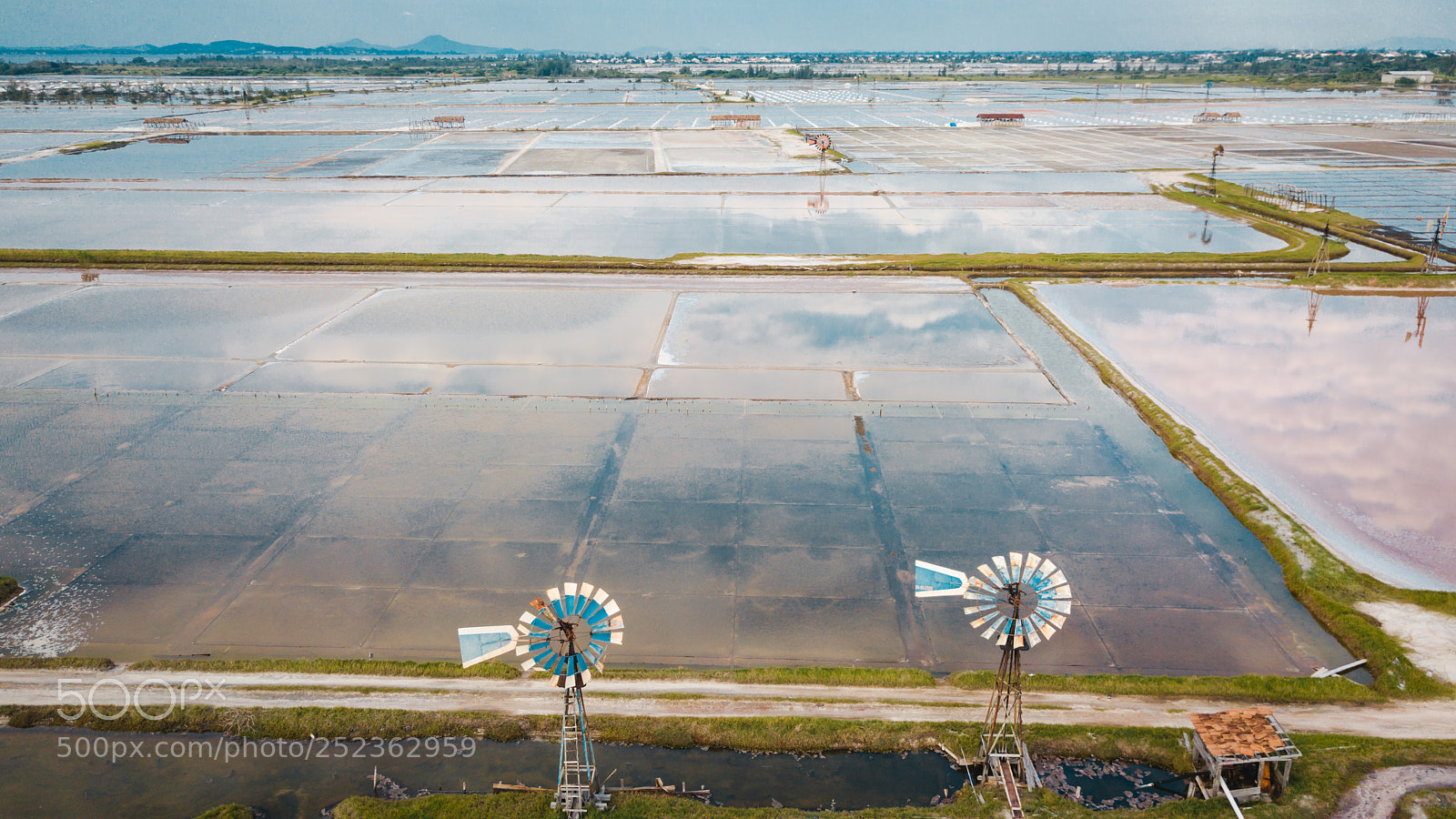 DJI FC220 sample photo. Old salina windmill photography
