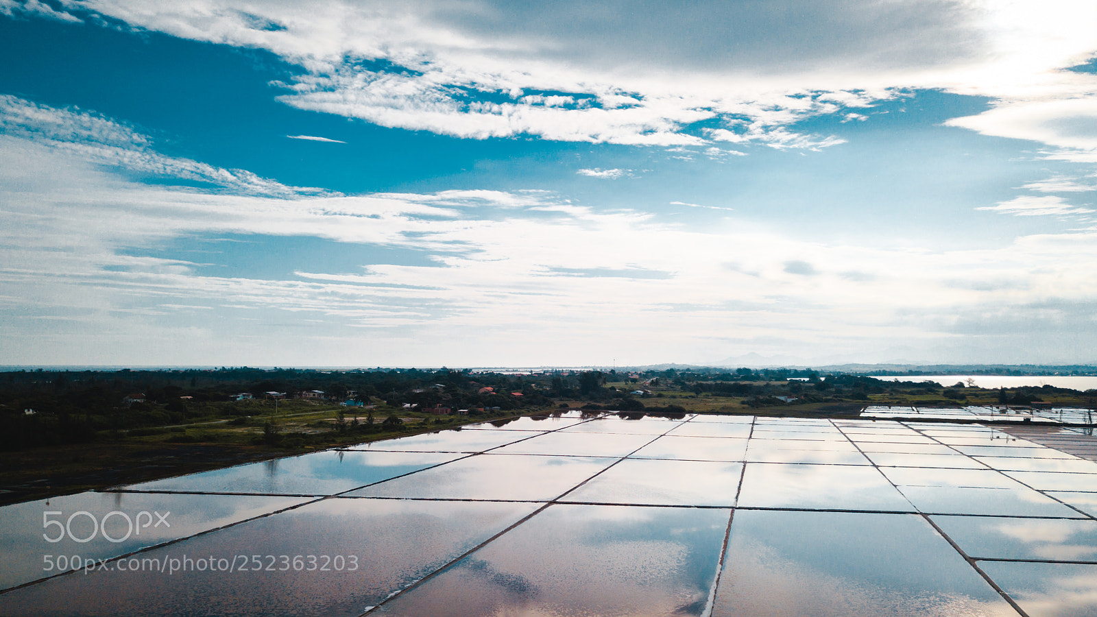 DJI FC220 sample photo. Sky reflection photography