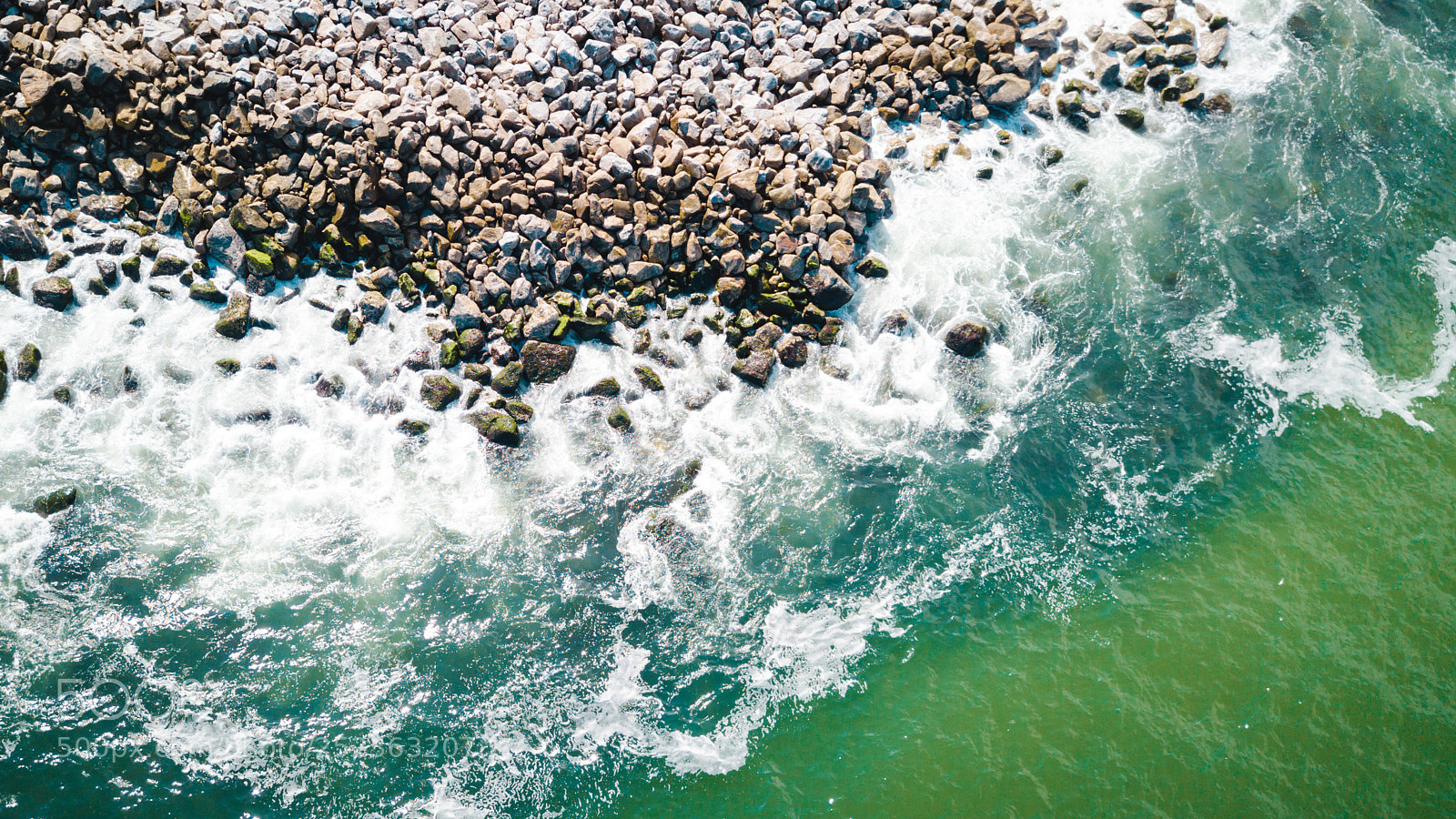DJI FC220 sample photo. Saquarema rocks photography