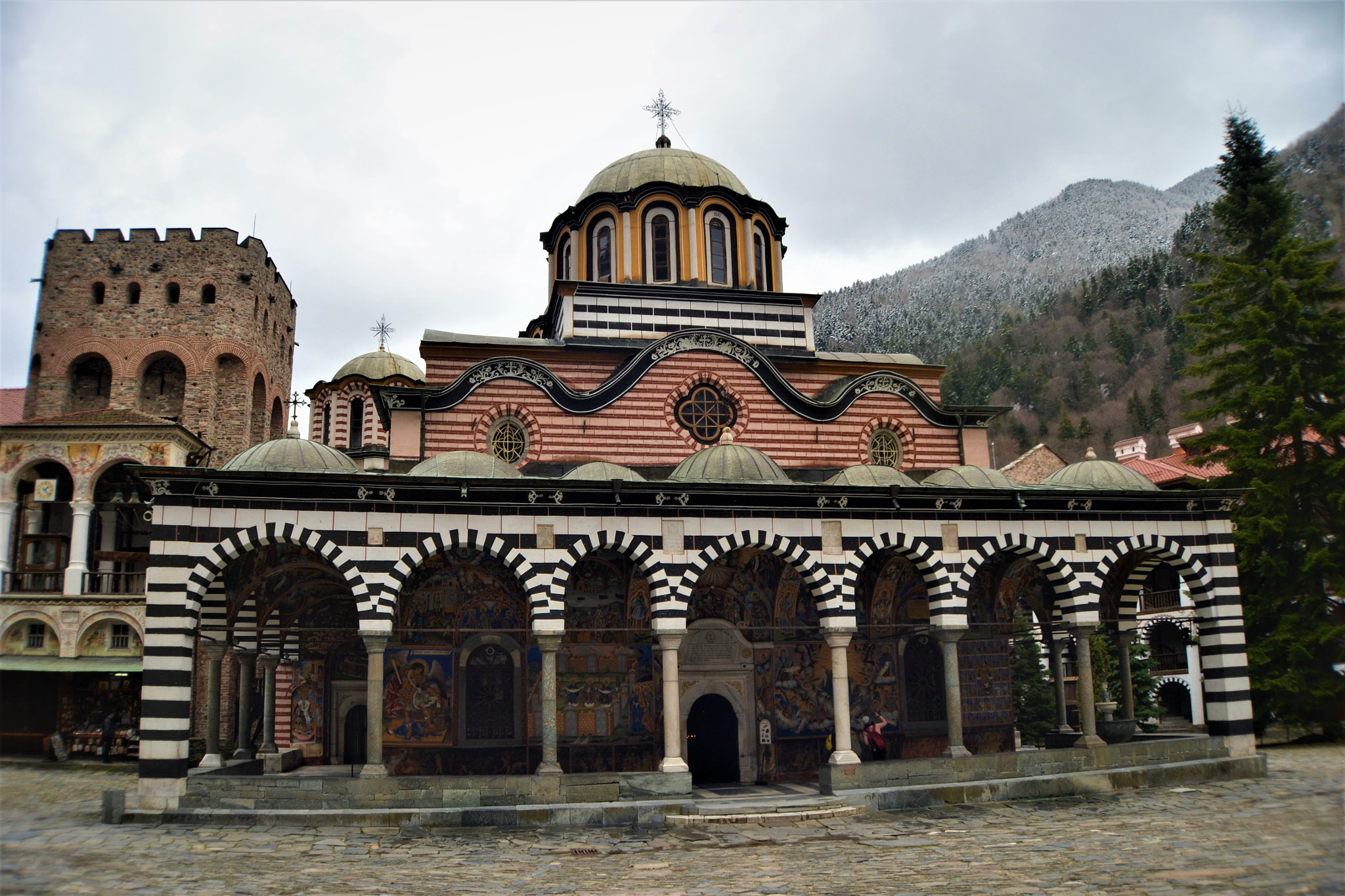 Nikon D3100 sample photo. Rila monastery photography