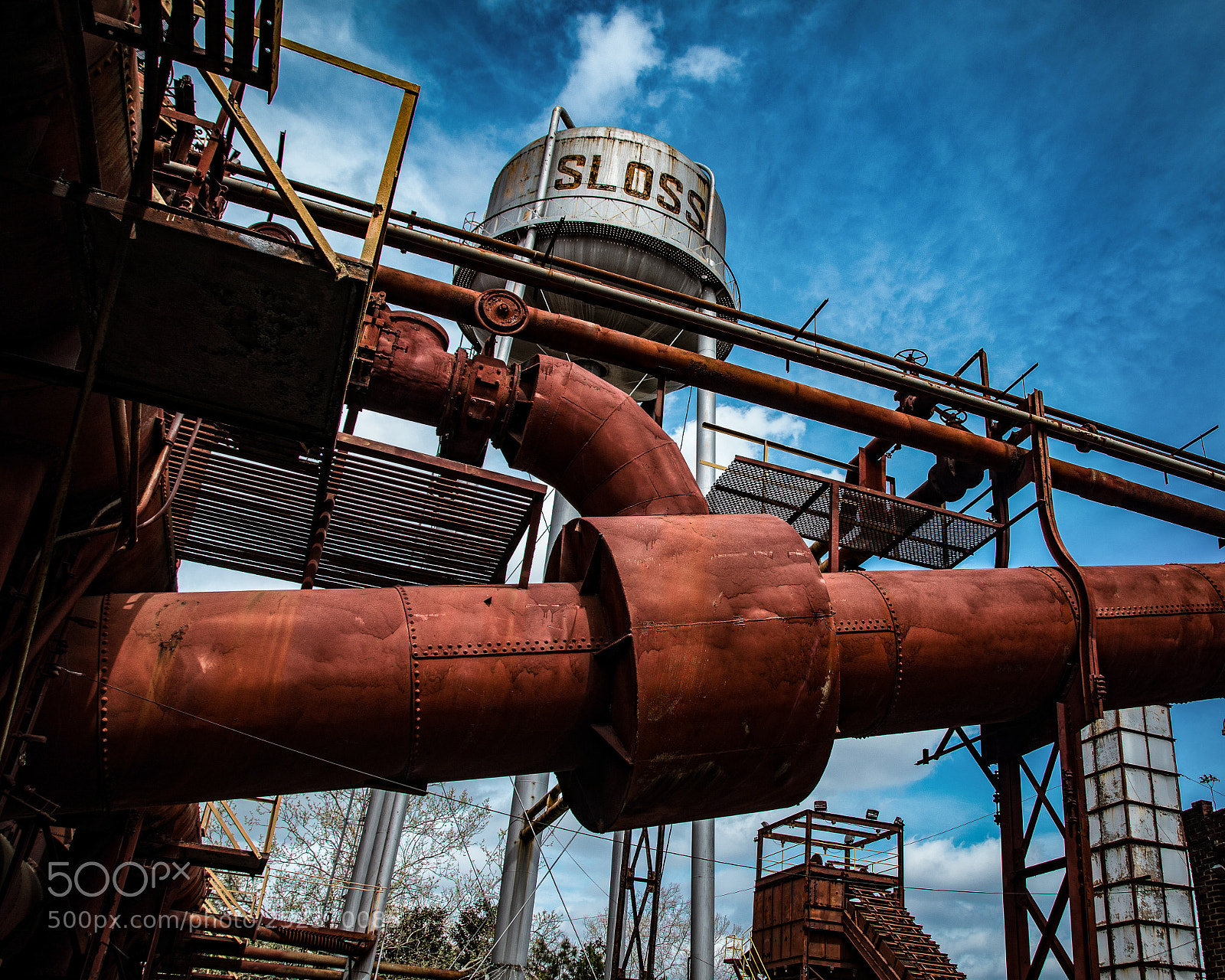 Nikon D5500 sample photo. Sloss water tower photography