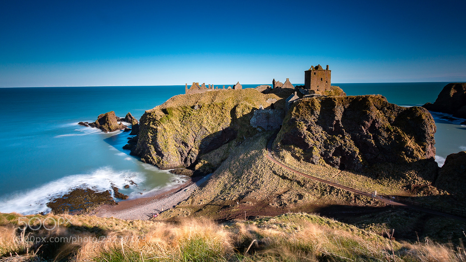 Canon EOS 70D sample photo. Dunnottar castle photography