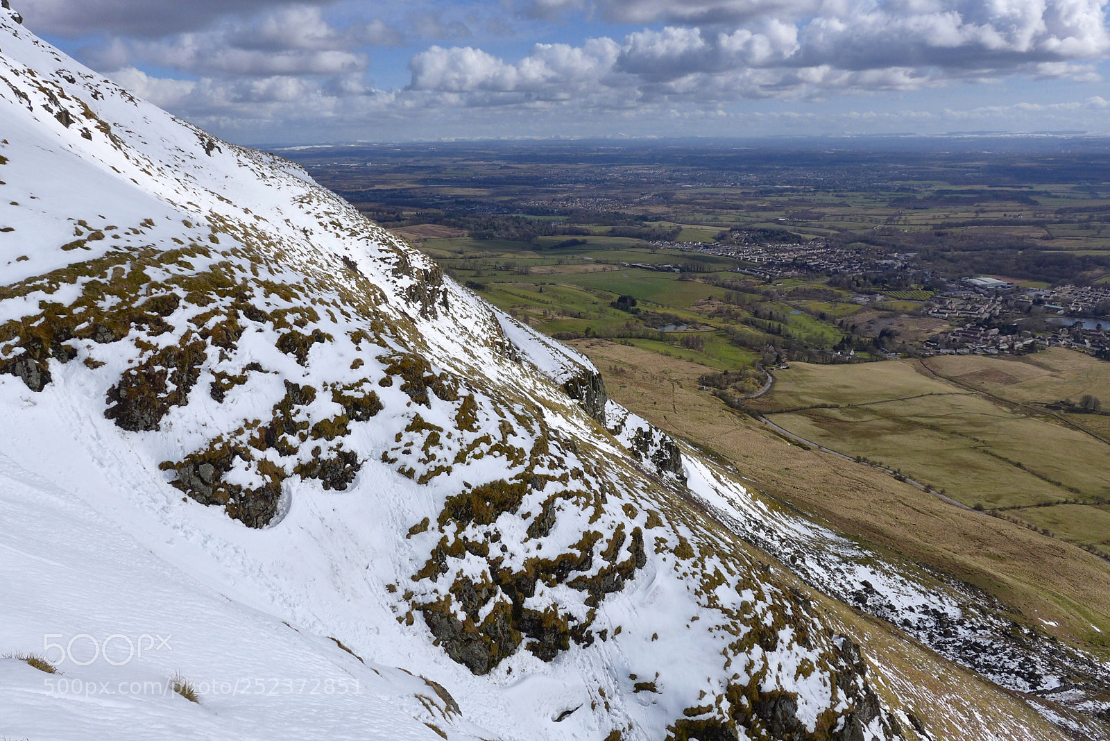 Panasonic Lumix DMC-LX7 sample photo. Looking down on lennoxtown photography