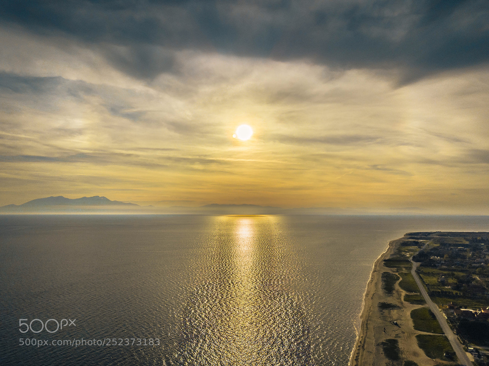 DJI FC220 sample photo. Aerial sunset photography