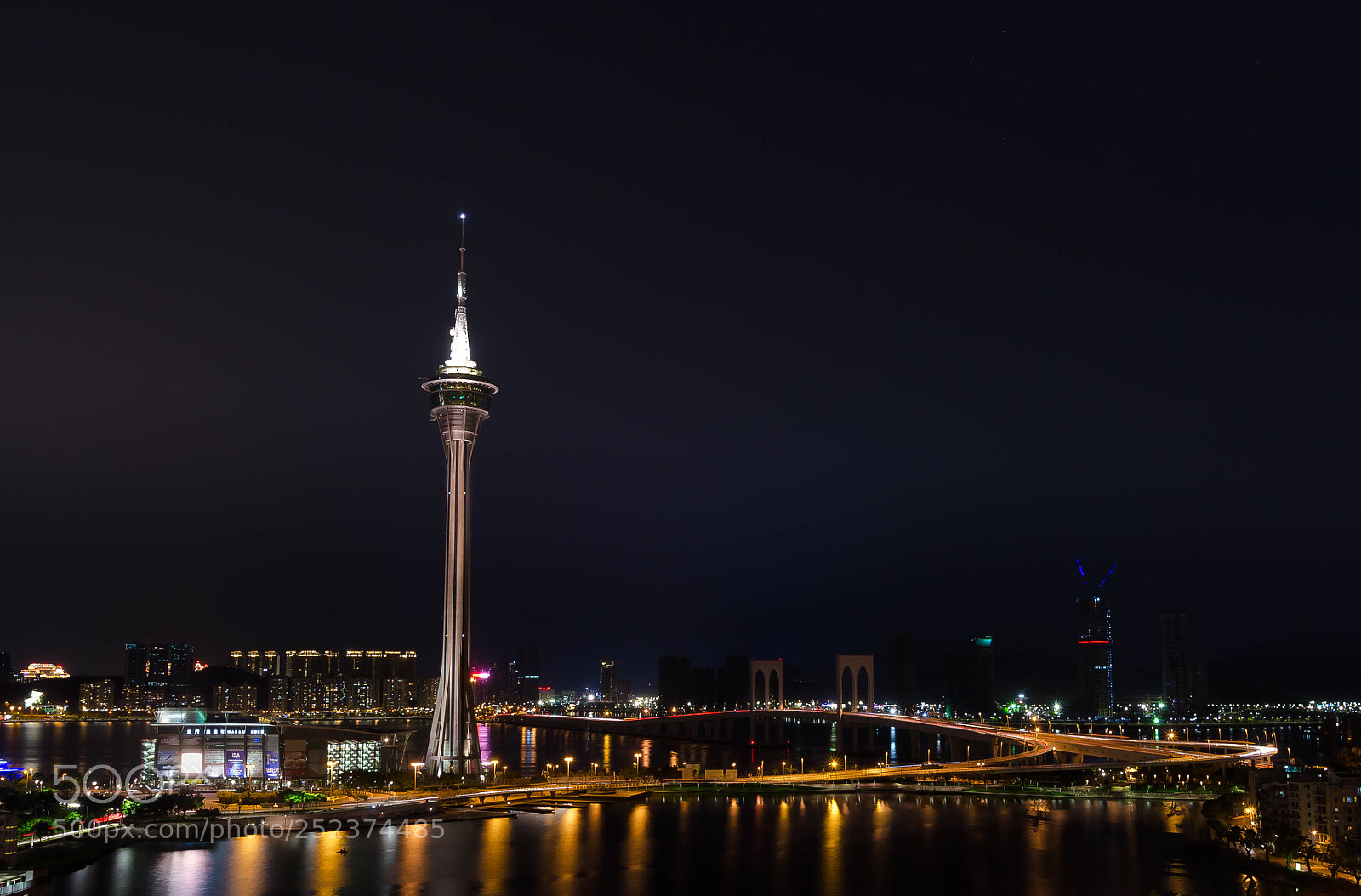 Nikon D5100 sample photo. Macau tower photography