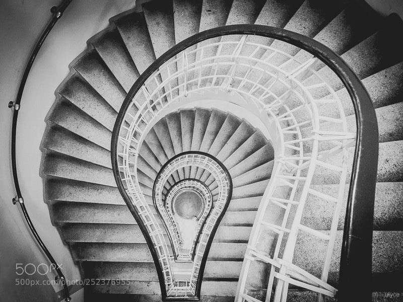 Fujifilm X30 sample photo. Cubism staircase photography