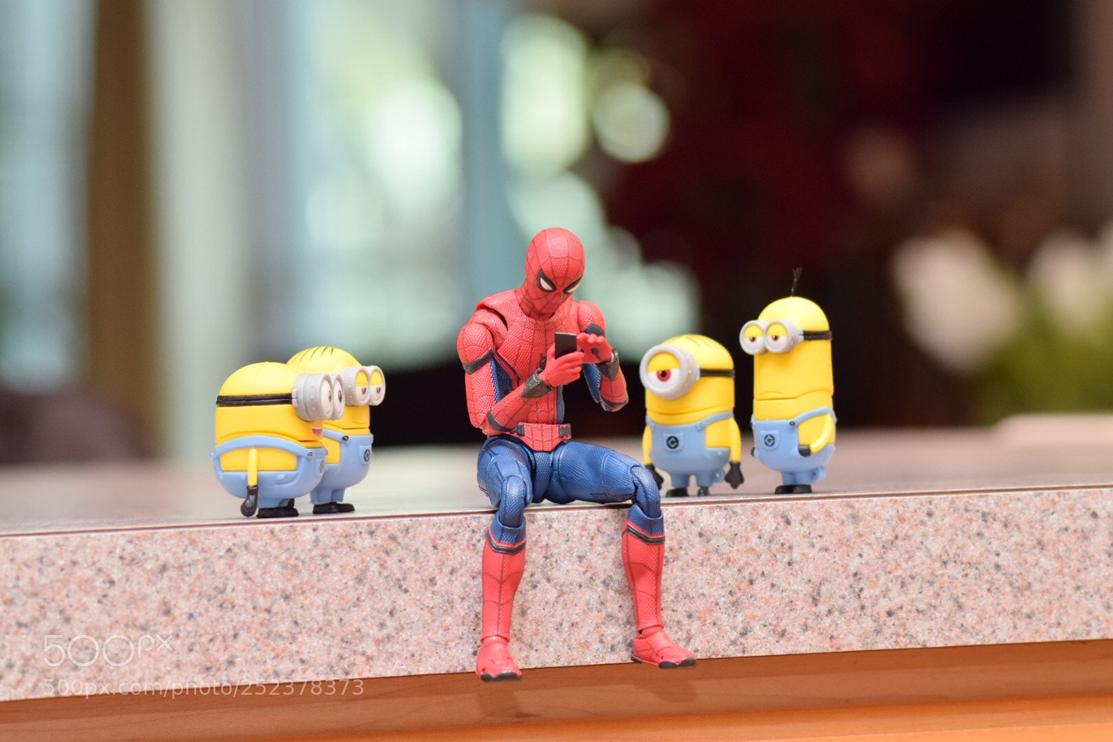 Nikon D5300 sample photo. Spidey meets the minions photography