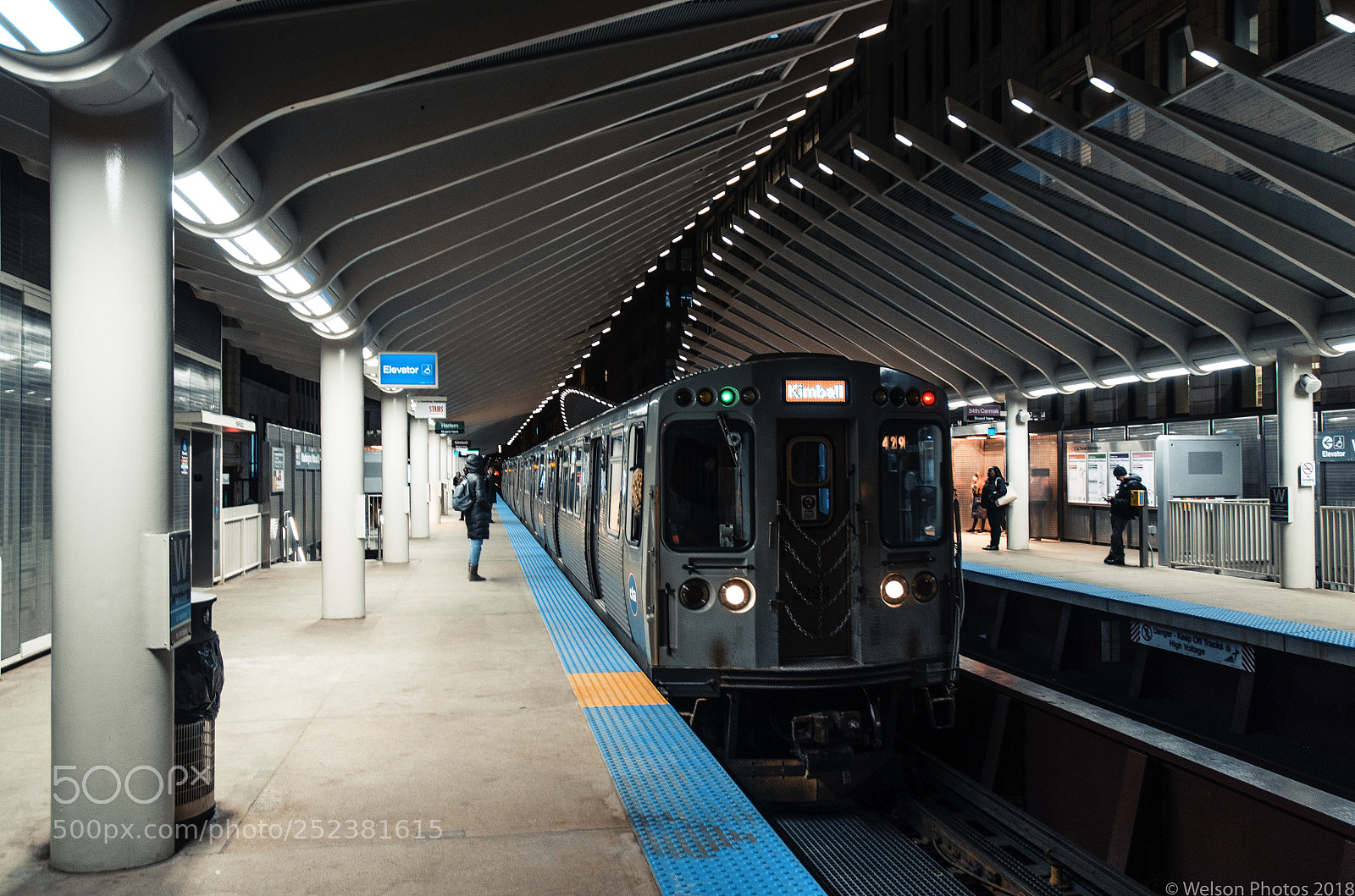 Nikon D7000 sample photo. Illuminated train station photography