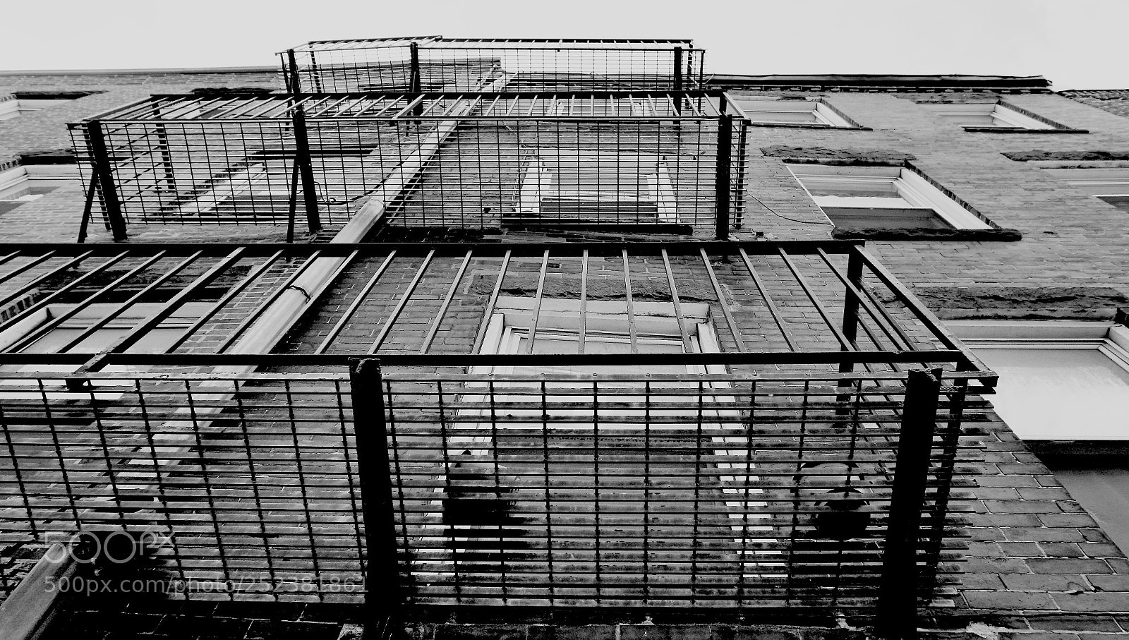 Sony a6500 sample photo. Fire escapes of bostons photography