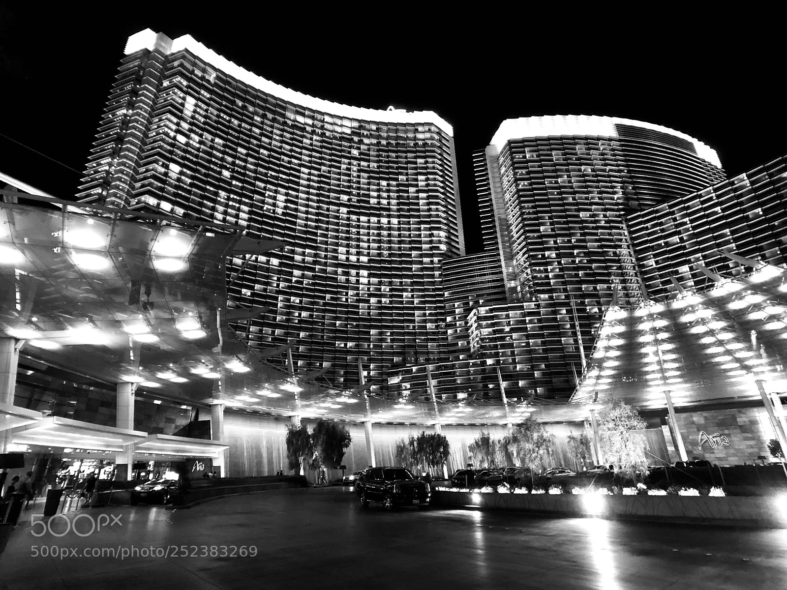 Apple iPhone 8 Plus sample photo. City center las vegas photography