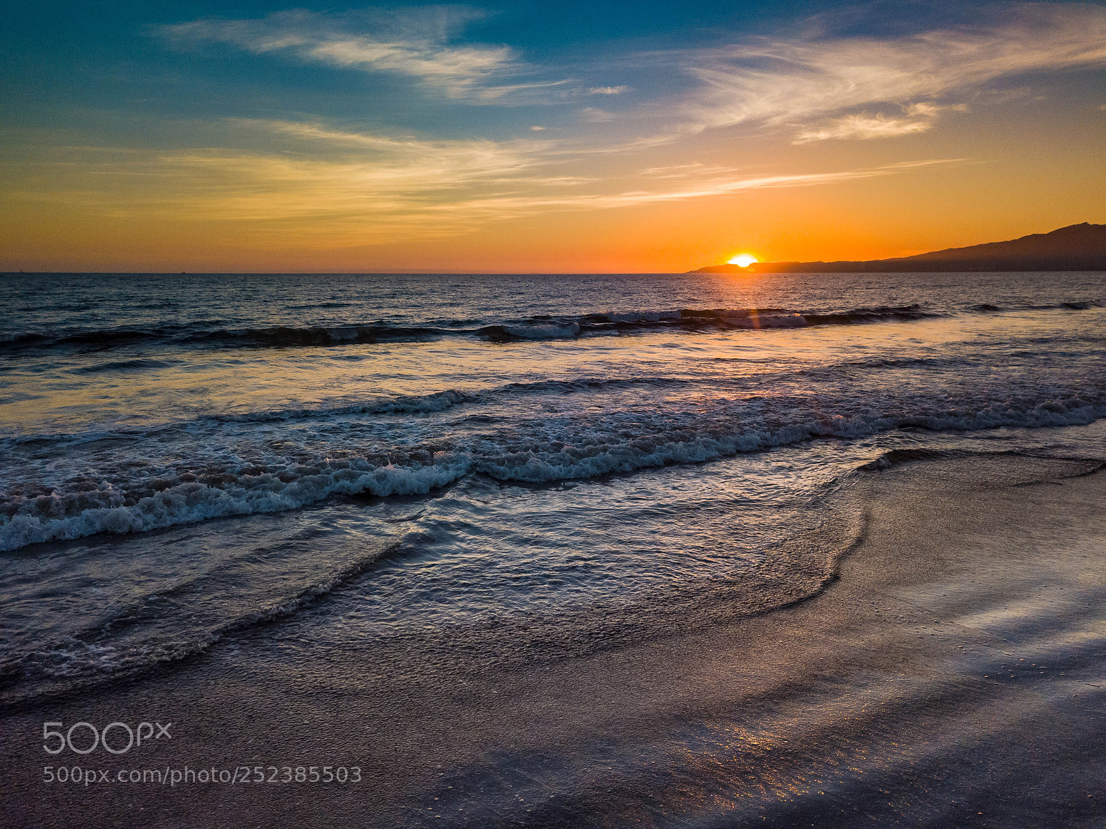 DJI FC220 sample photo. Sunset over the bay photography