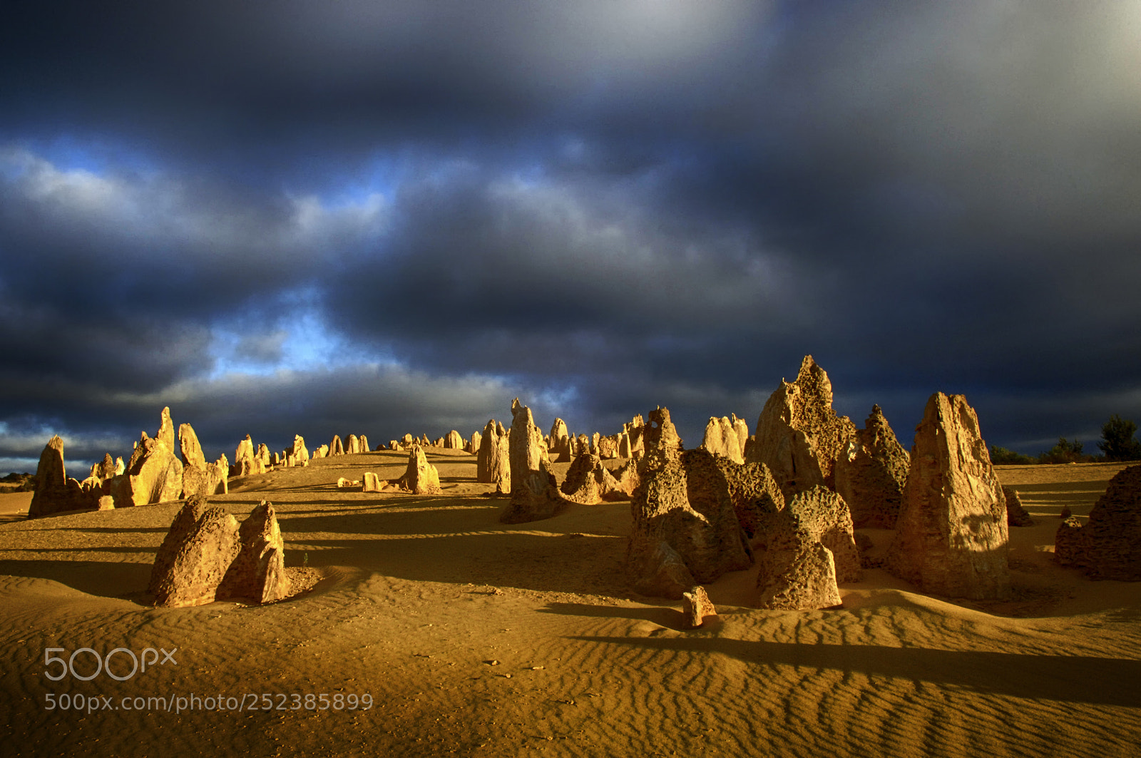 Nikon D2X sample photo. Golden hour nambung desert photography