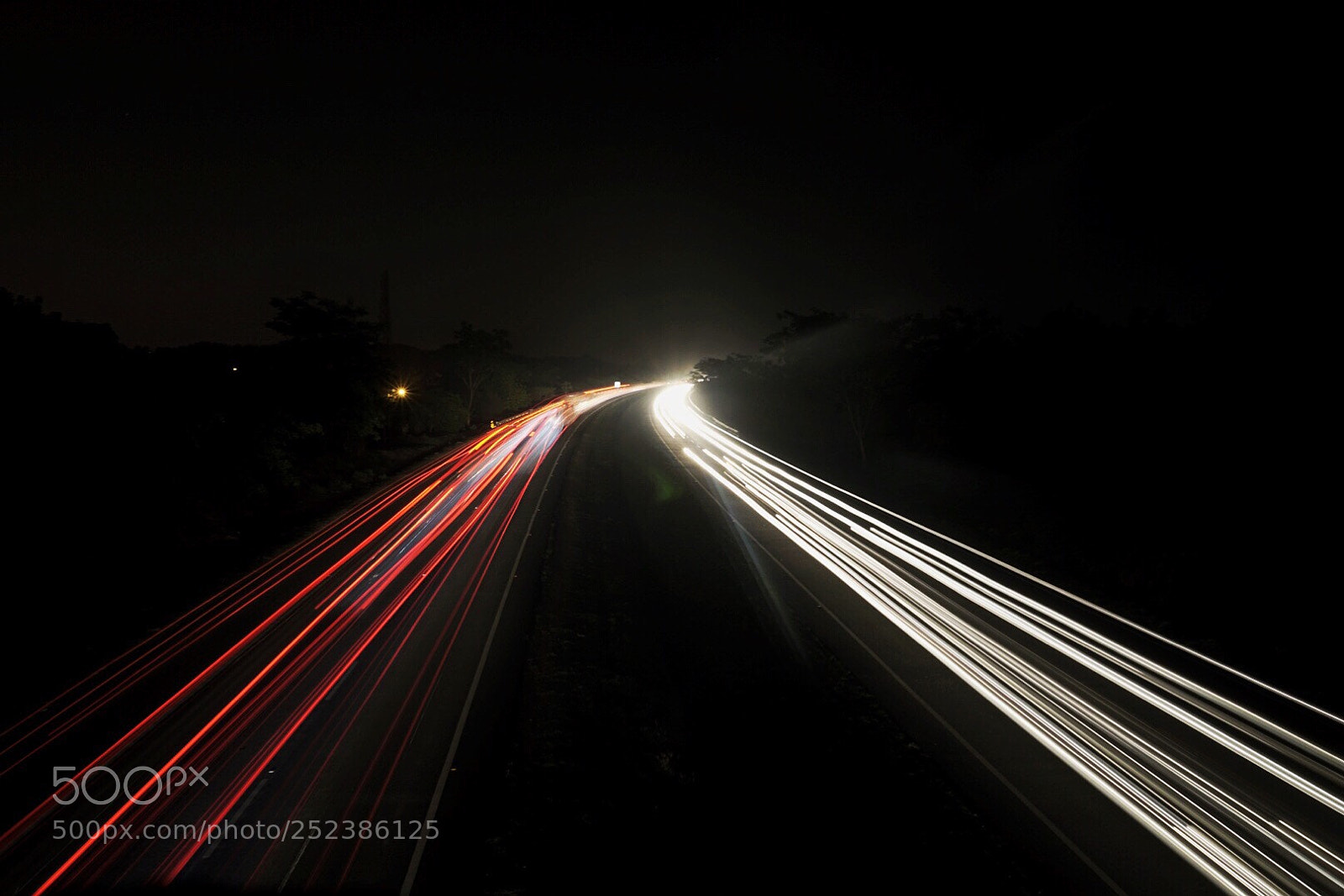 Sony a6300 sample photo. Light trail photography