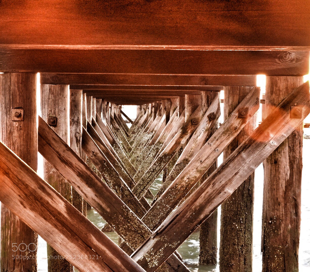 Nikon Coolpix P610 sample photo. Under the pier  photography