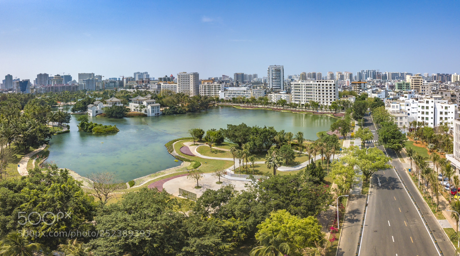 DJI FC220 sample photo. Haikou cityscape photography