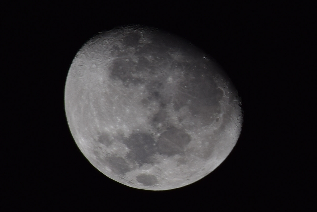Nikon D5300 sample photo. Moon photography