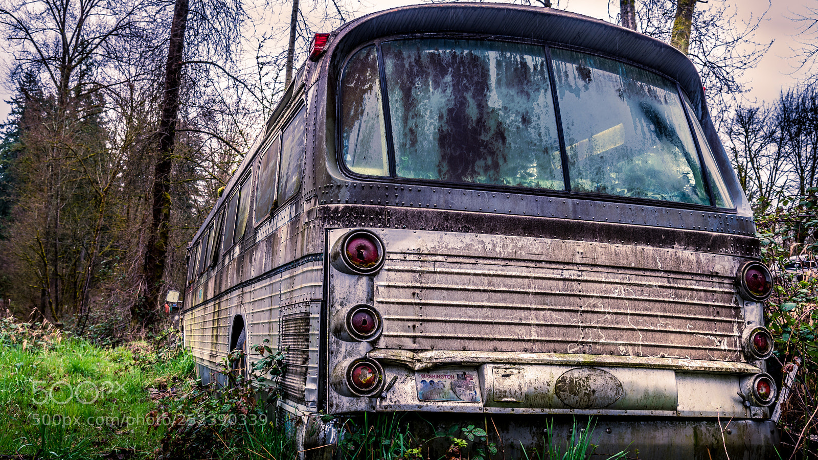 Nikon D750 sample photo. An abandoned bus photography